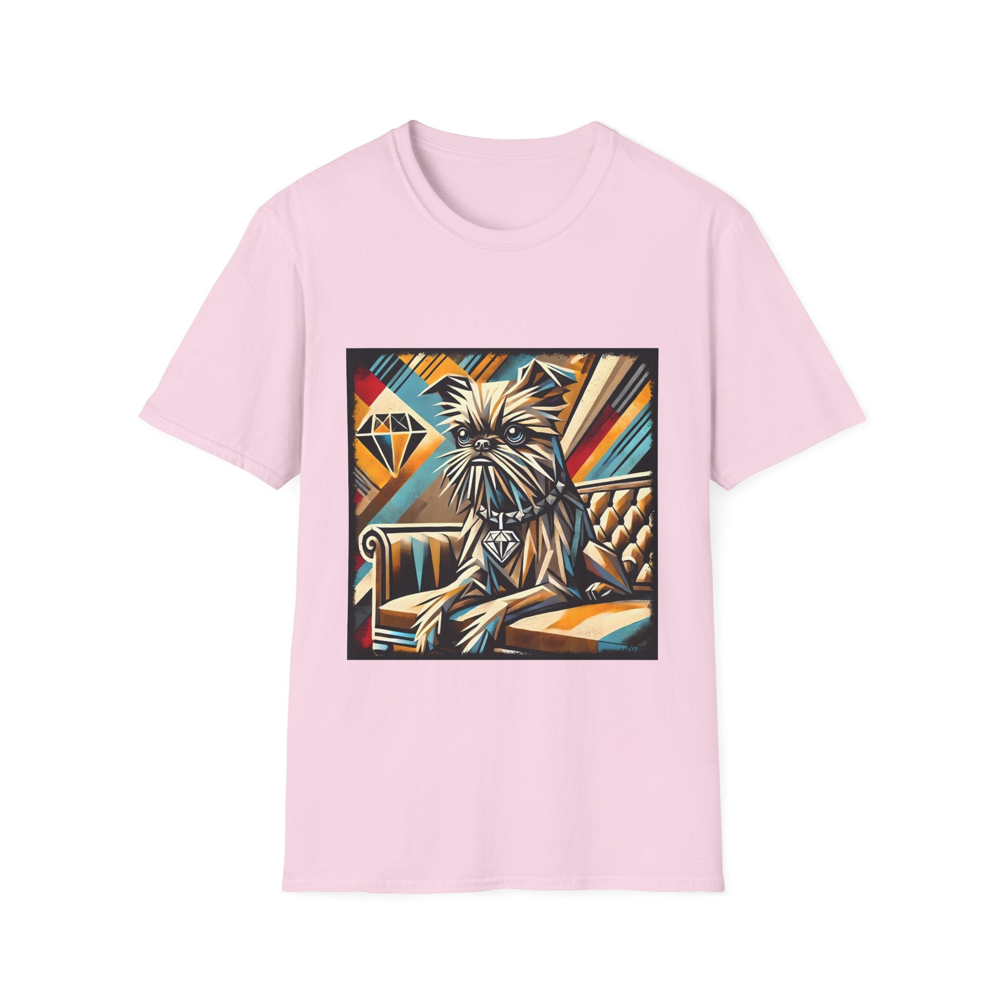 Brussels Griffon Vivid Geometric | Unisex Dog T-Shirt