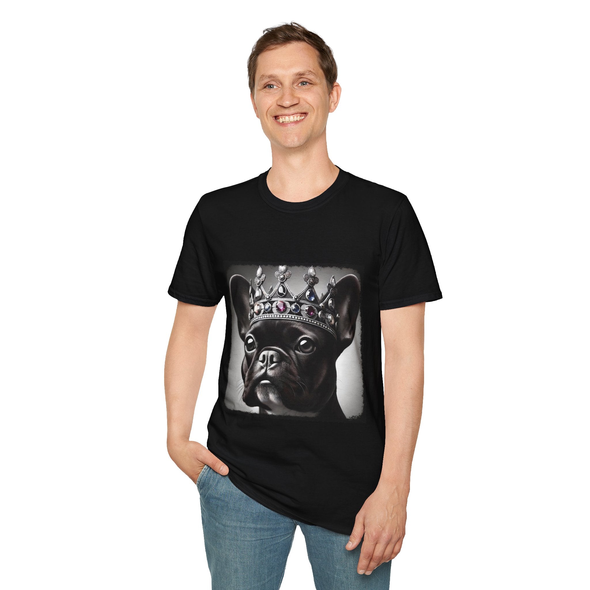 French Bulldog Regal Ruler | Unisex Dog T-Shirt