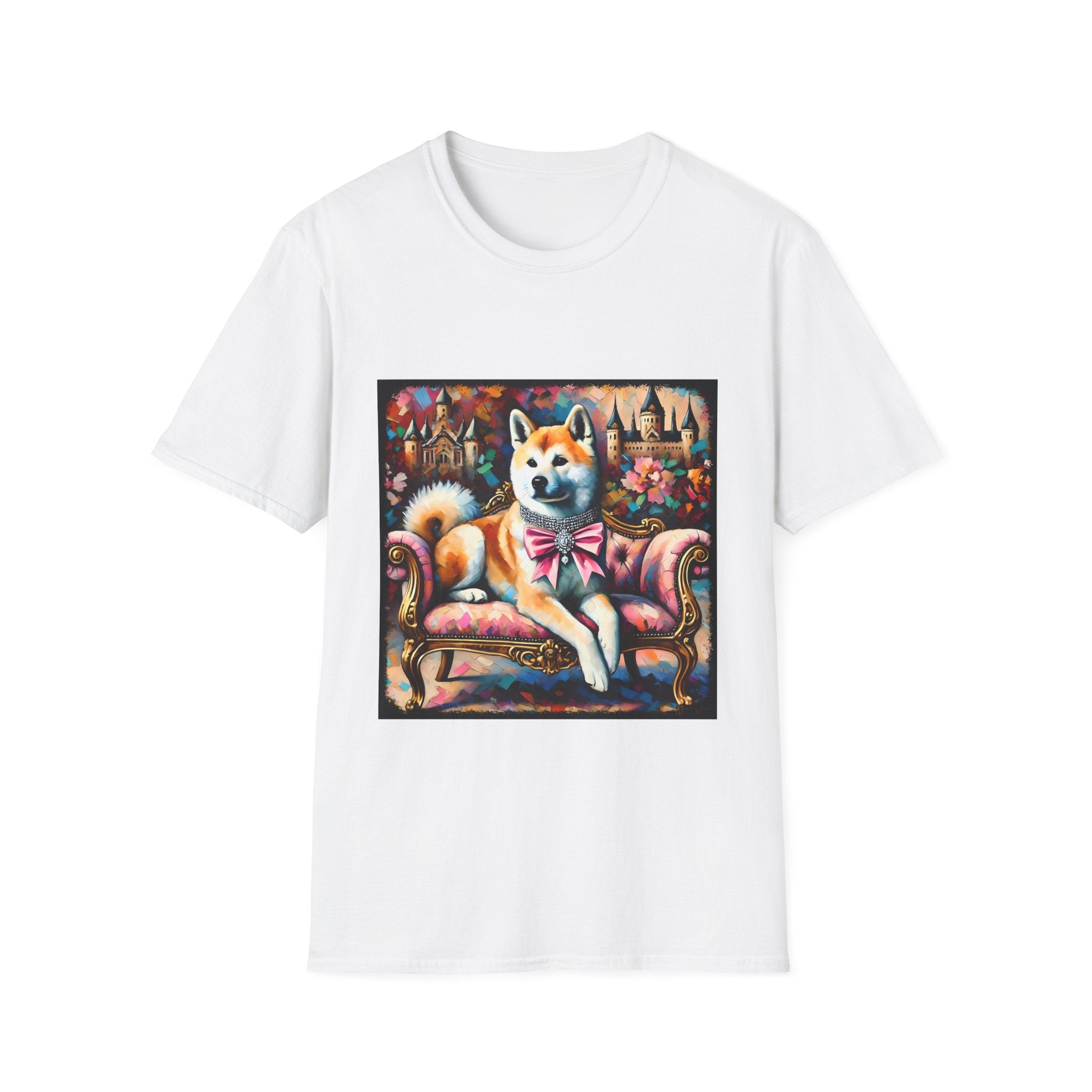 Akita Bow Babe Classic | Unisex Dog T-Shirt