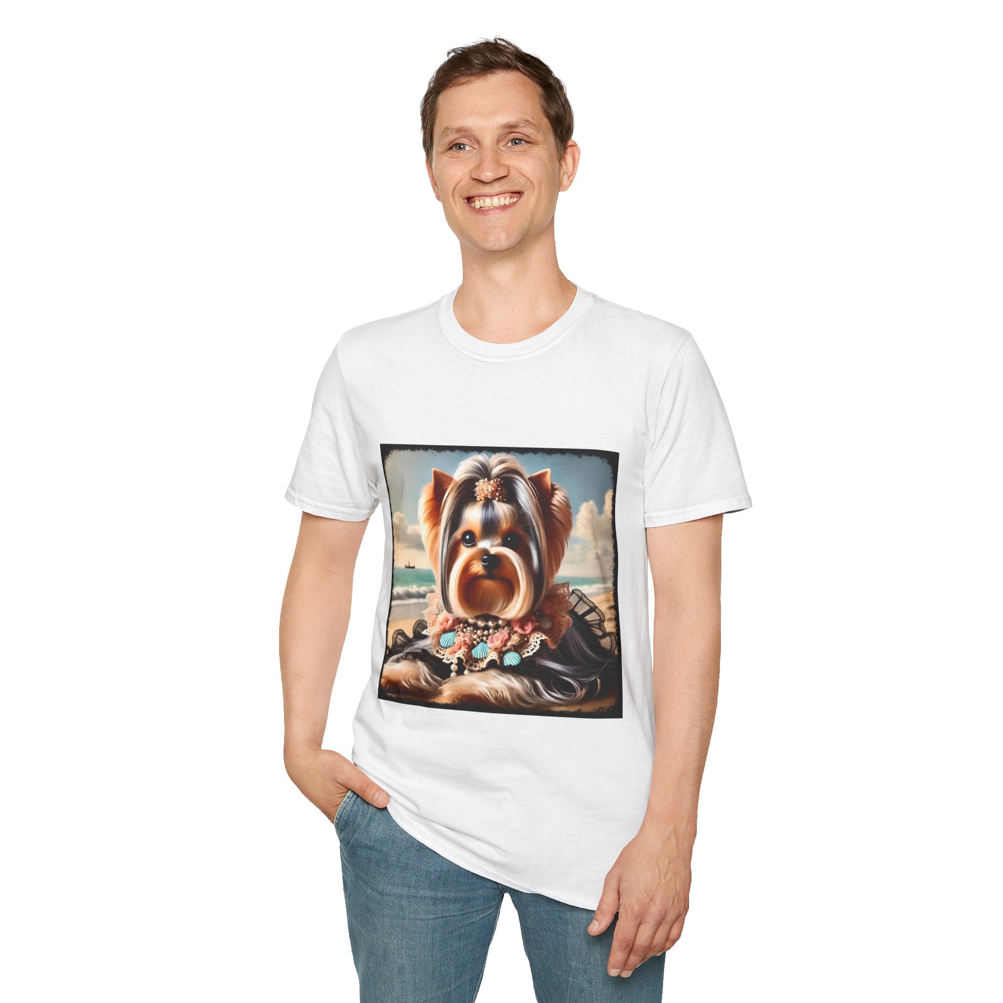 Yorkshire Terrier Beach Beauty | Unisex Dog T-Shirt