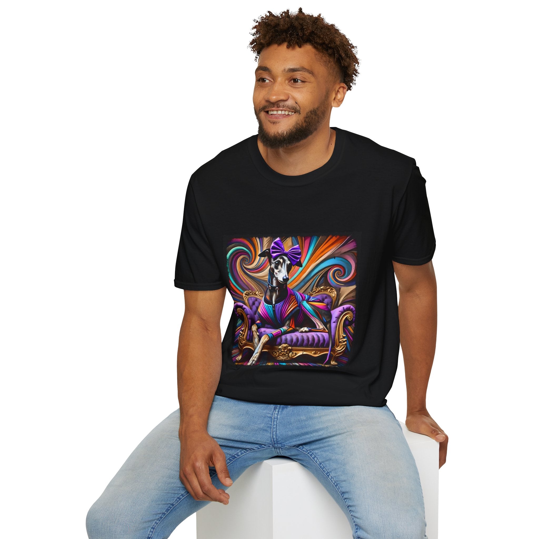 Greyhound Vivid Rocker | Unisex Dog T-Shirt