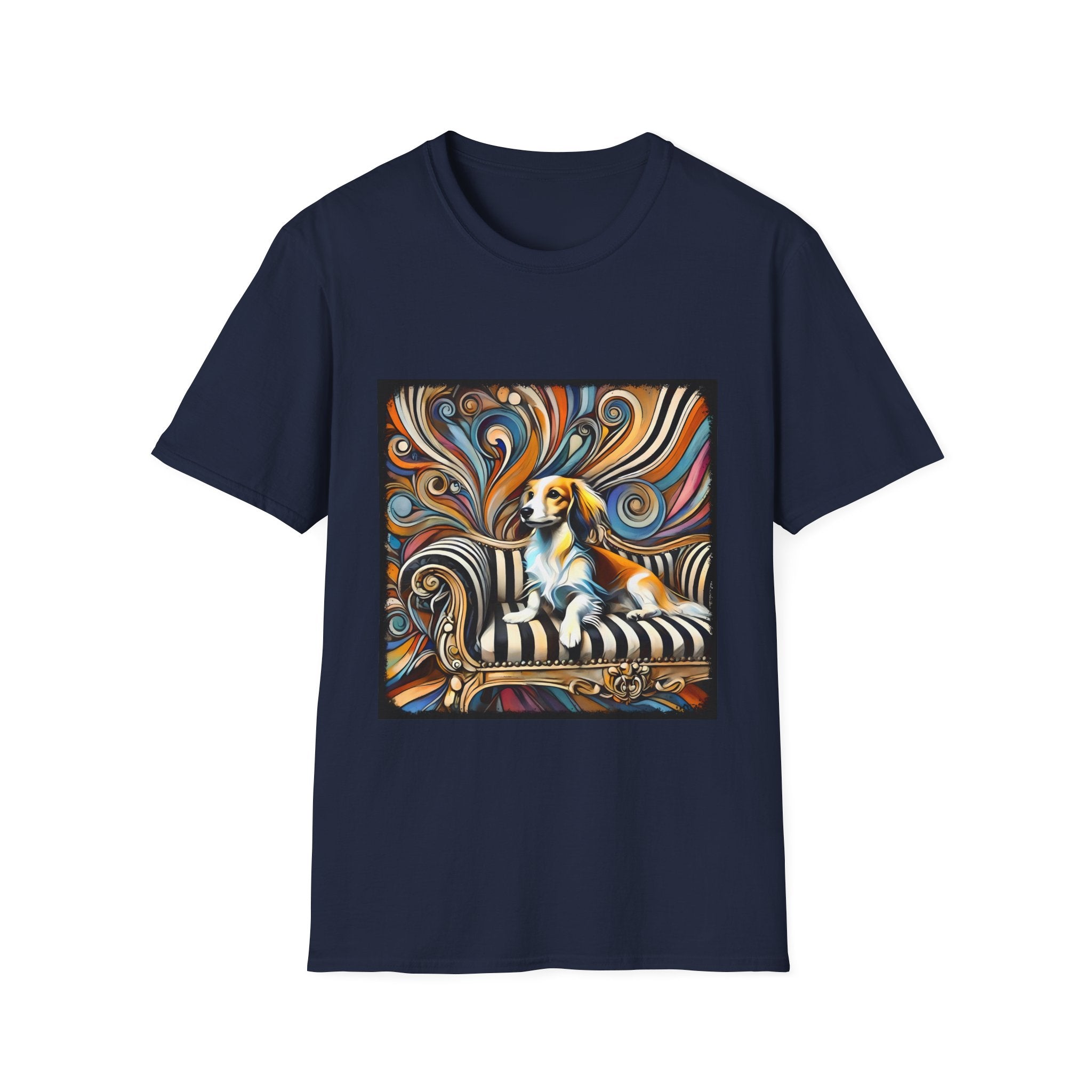 Dachshund Chic Swirl | Unisex Dog T-Shirt