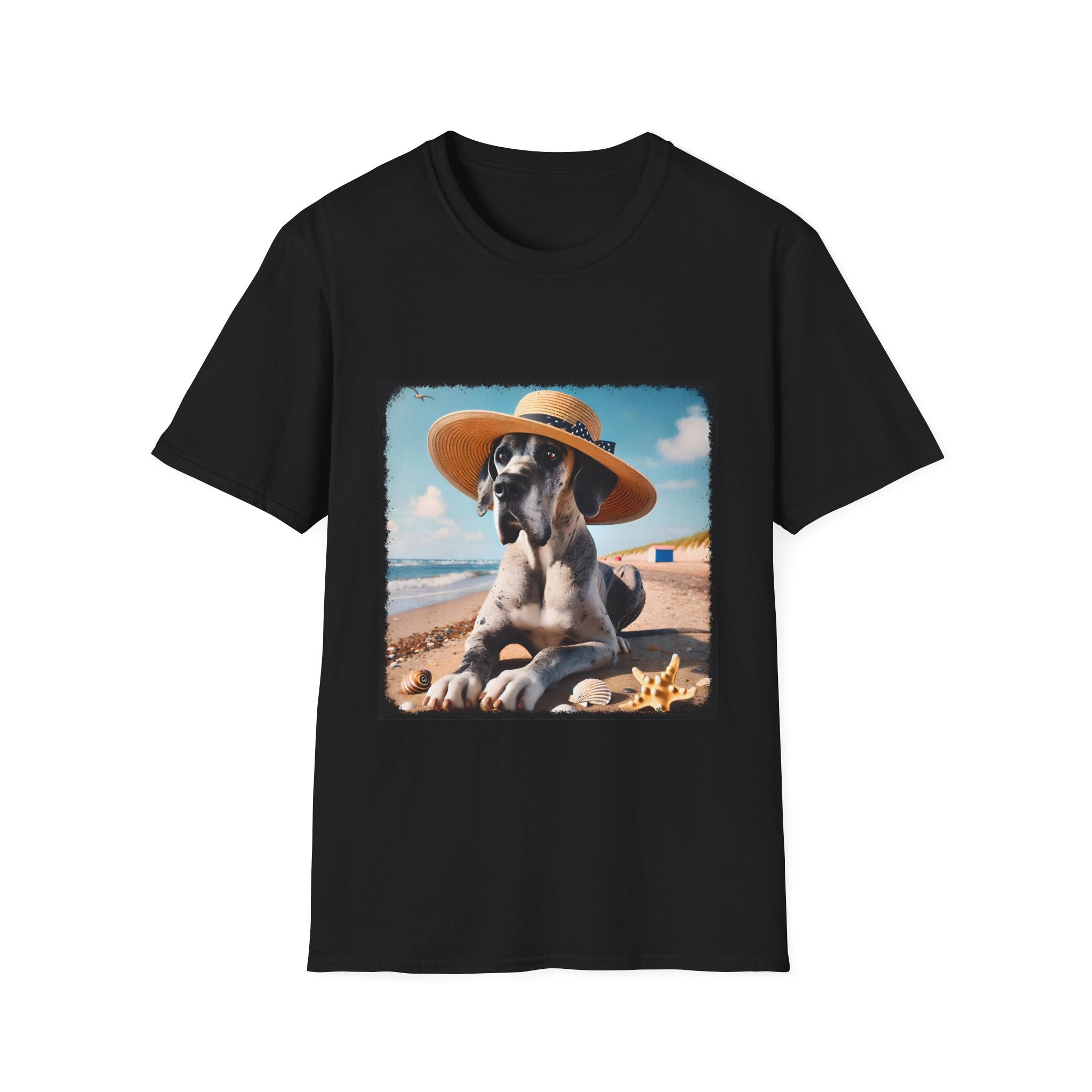 Great Dane Seaside Sass | Unisex Dog T-Shirt