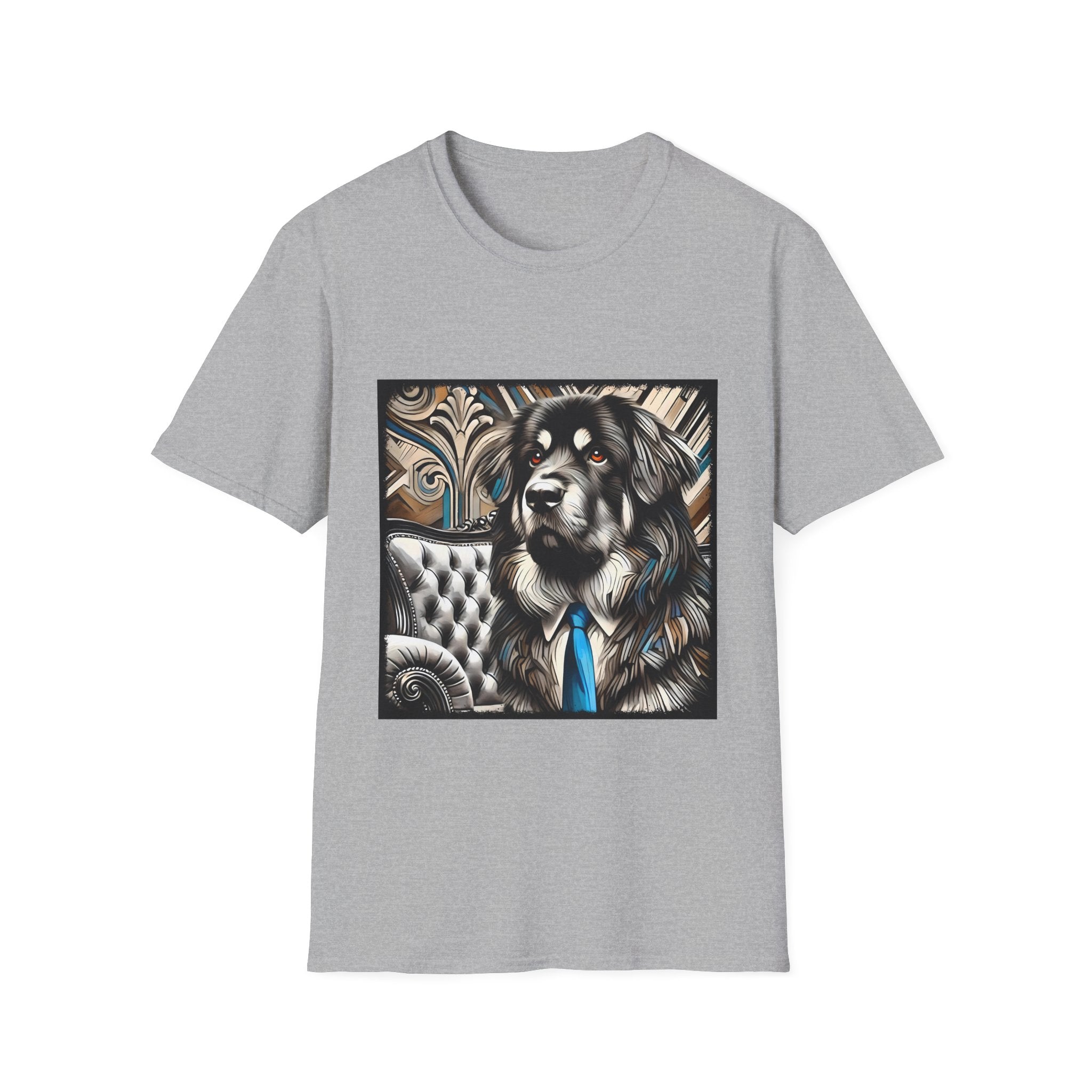 Tibetan Mastiff B&W Bold Eyes | Unisex Dog T-Shirt