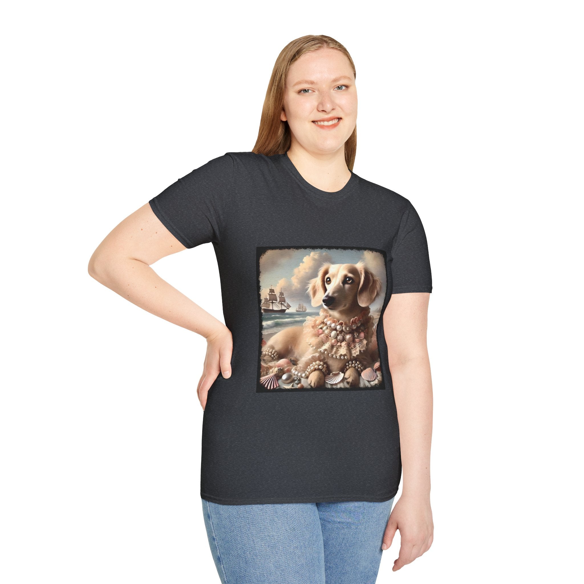 Dachshund Seashell Siren | Unisex Dog T-Shirt