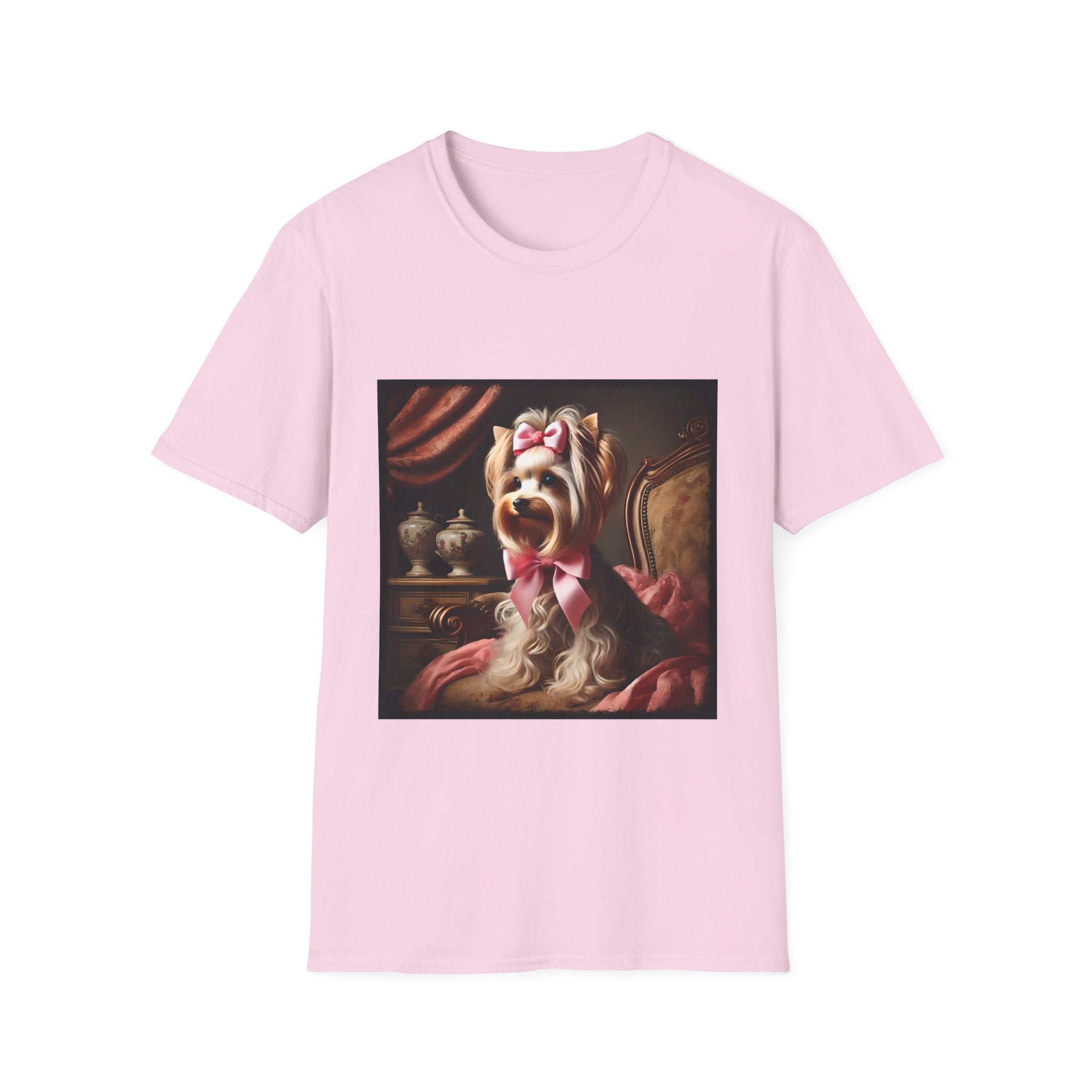 Yorkshire Terrier Pink Bow Princess | Unisex Dog T-Shirt