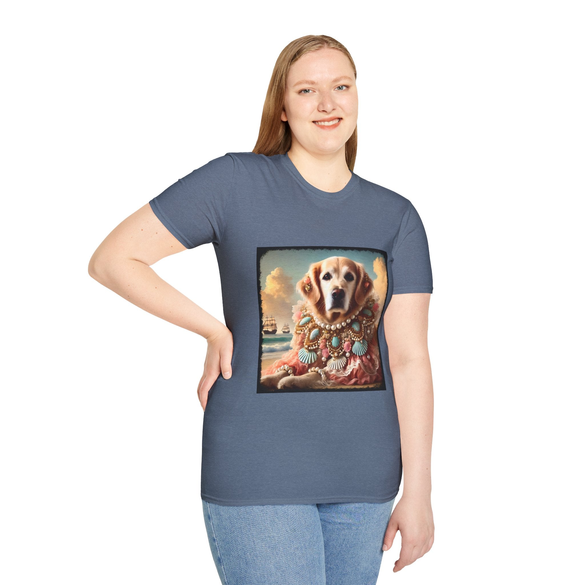 Golden Retriever Beach Beauty | Unisex Dog T-Shirt