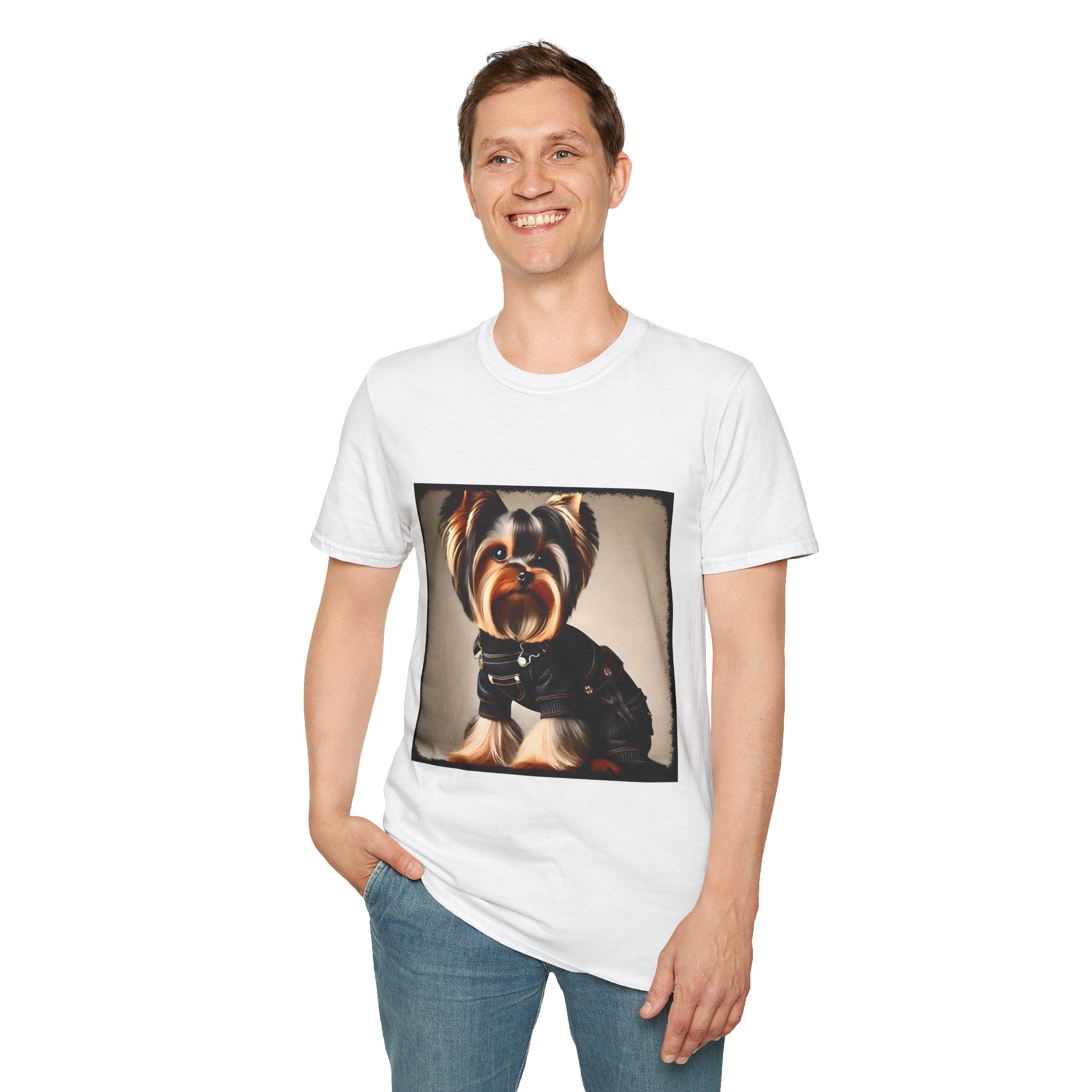 Yorkshire Terrier Denim Doll | Unisex Dog T-Shirt