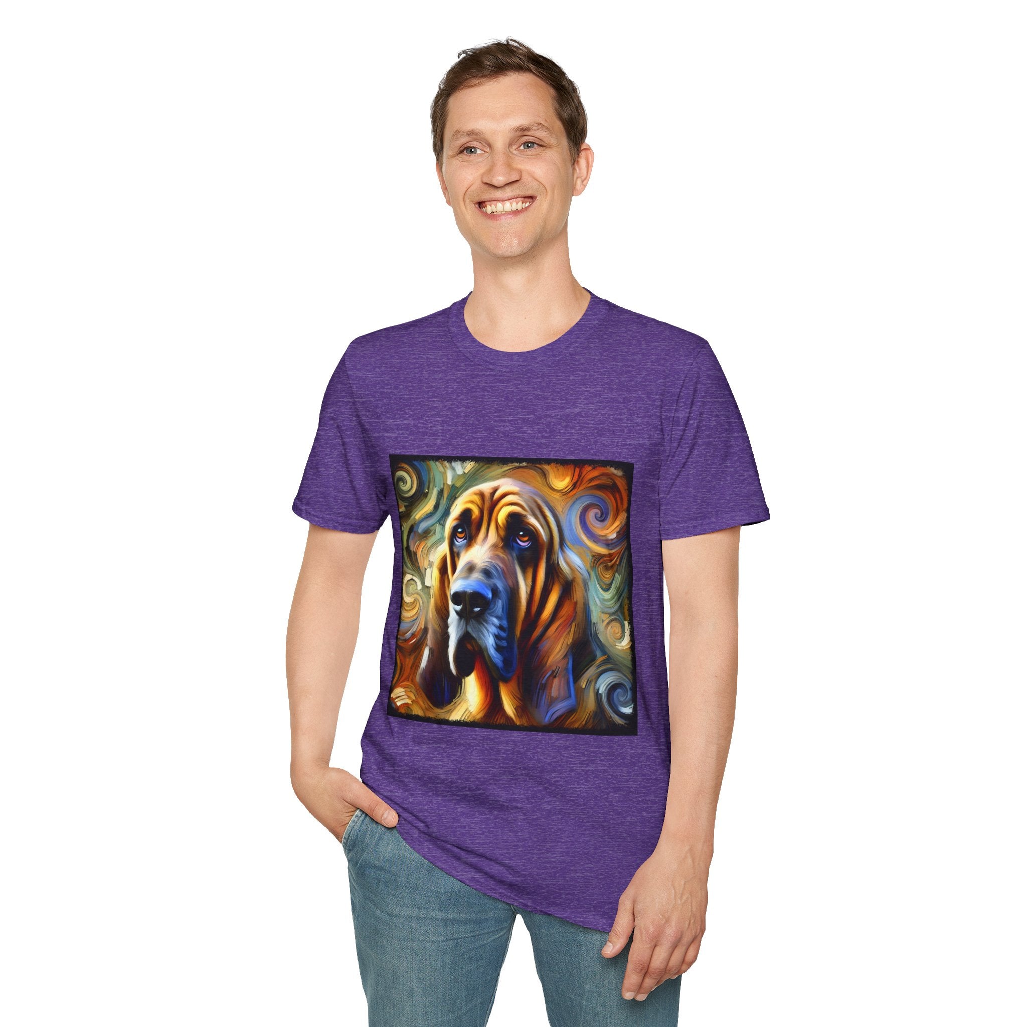 Bloodhound Warm Swirl | Unisex Dog T-Shirt