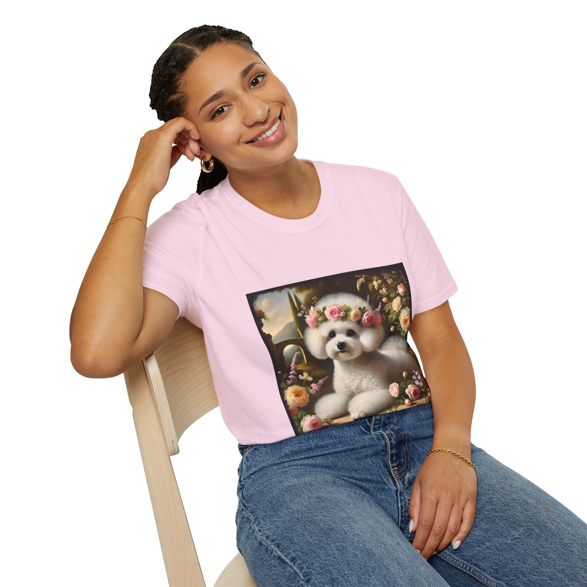 Bichon Frise Botanical Beauty | Unisex Dog T-Shirt