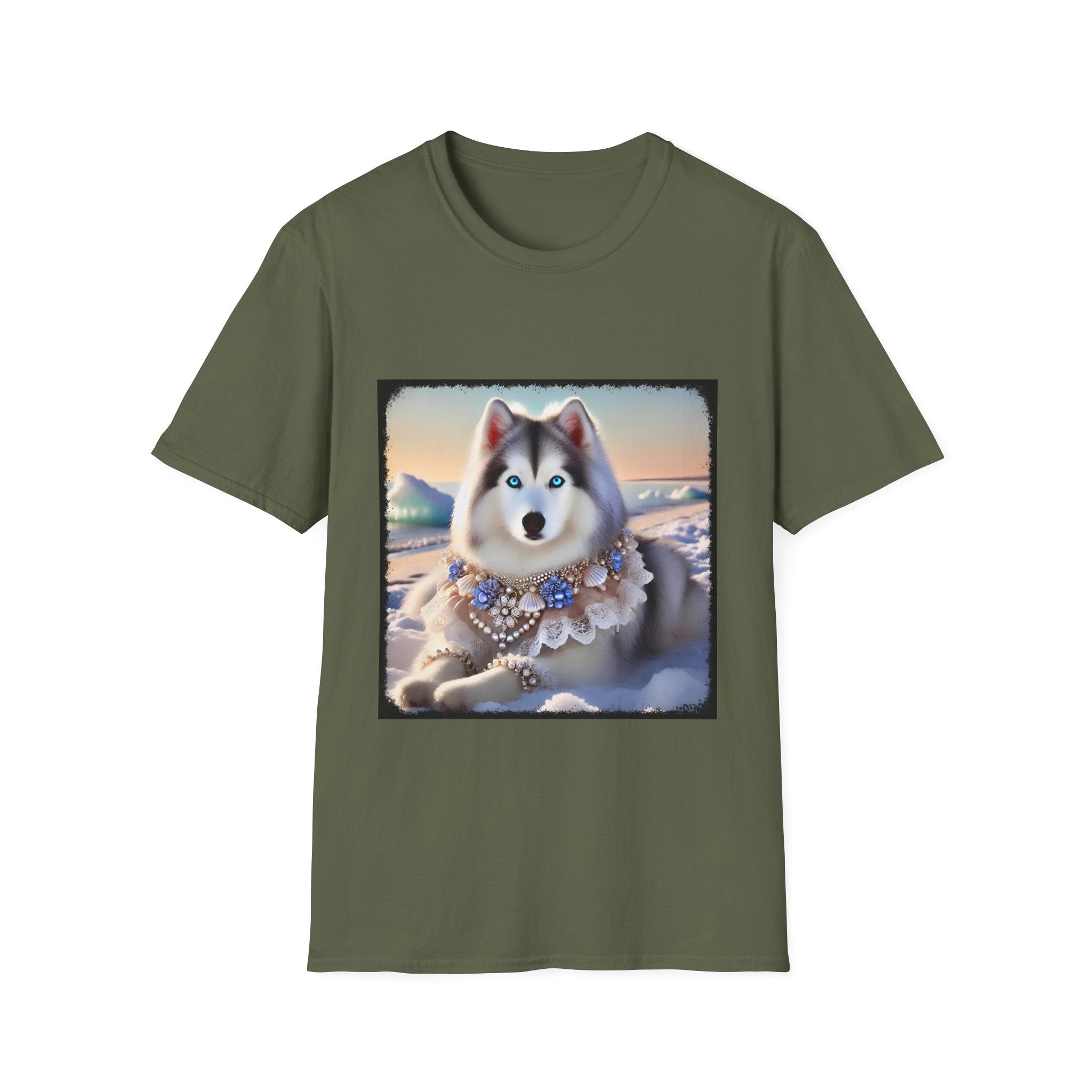 Premium Siberian Husky dog design tee