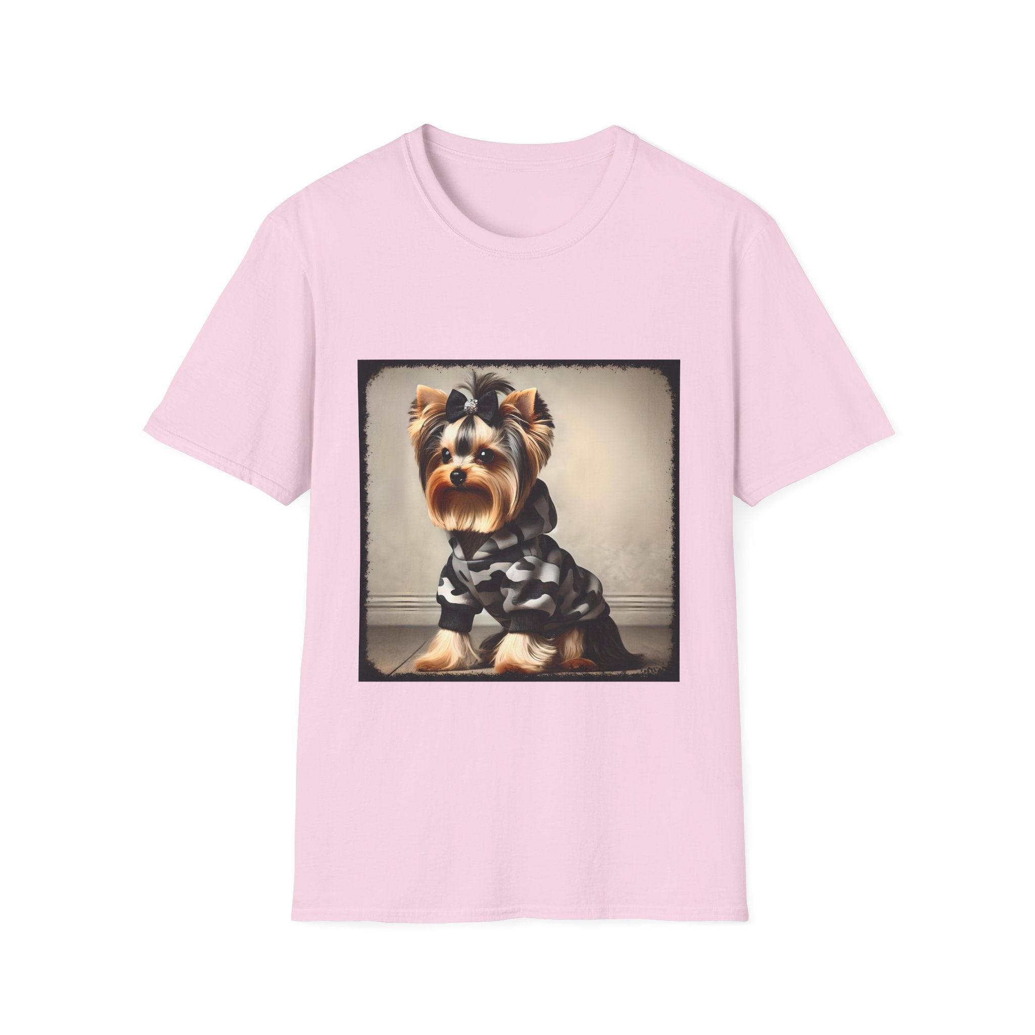 Yorkshire Terrier Black Camo Bombshell | Unisex Dog T-Shirt