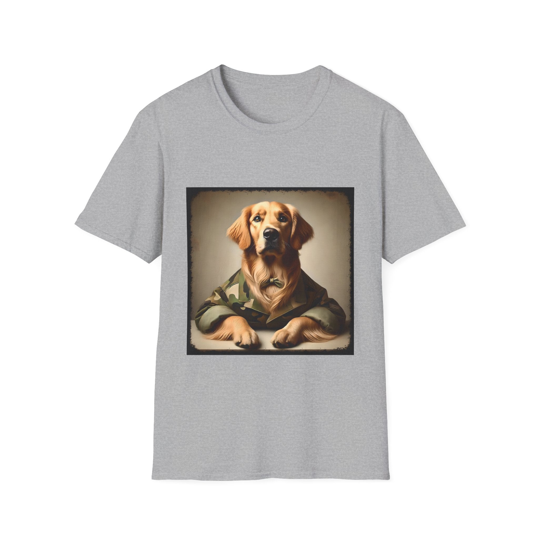 Golden Retriever Camo Gent | Unisex Dog T-Shirt