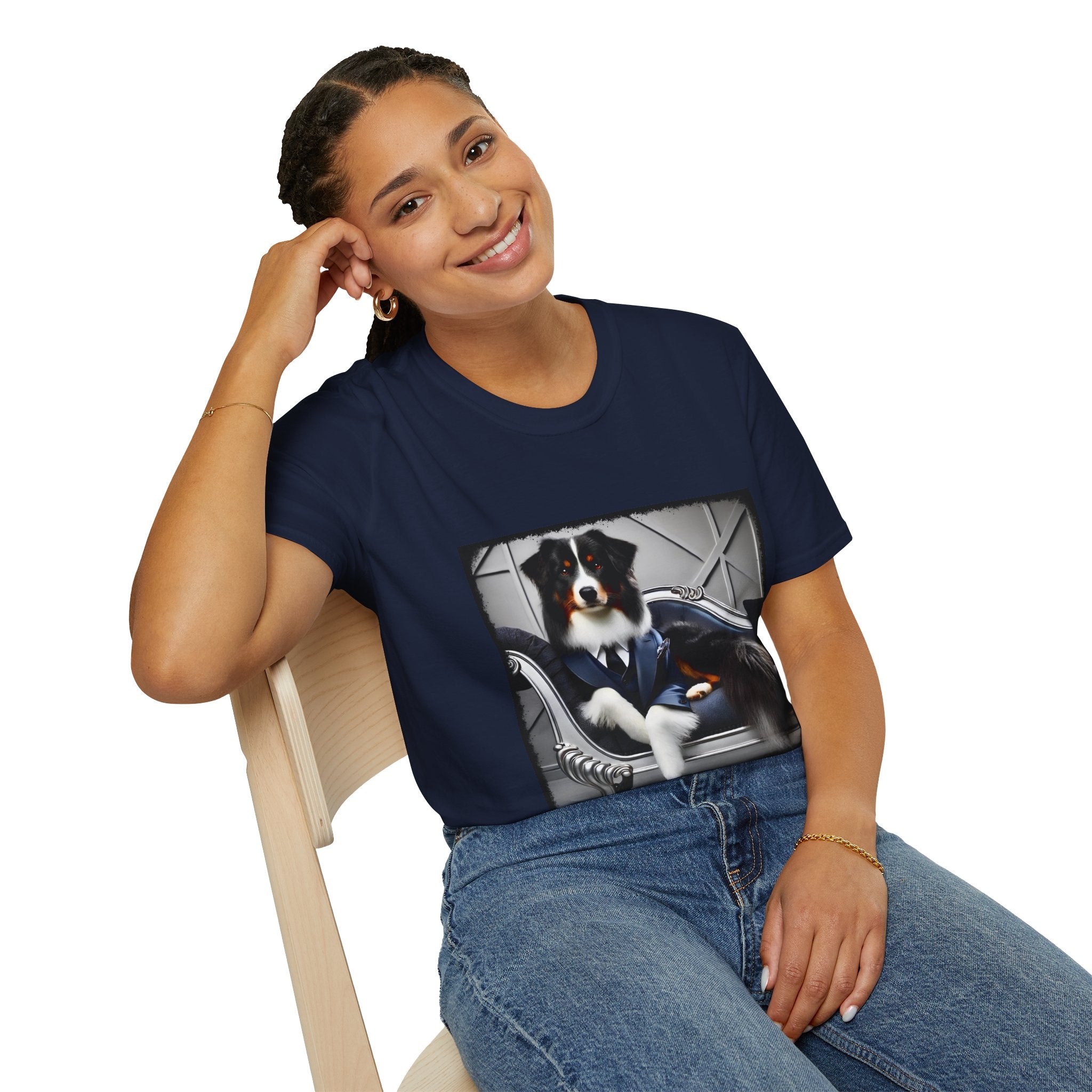 Australian Shepherd Mister Wag | Unisex Dog T-Shirt