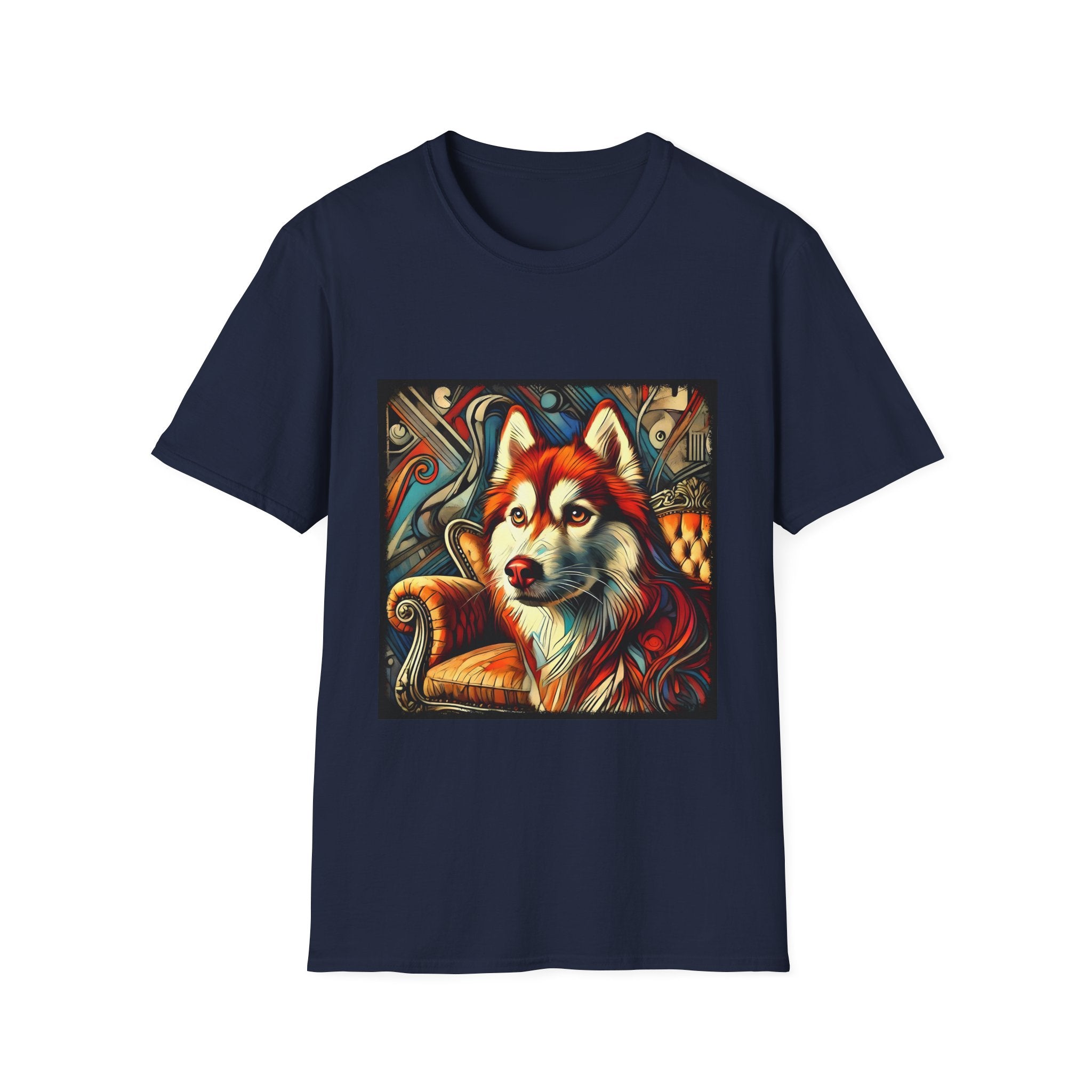 Siberian Husky Red Rebel | Unisex Dog T-Shirt