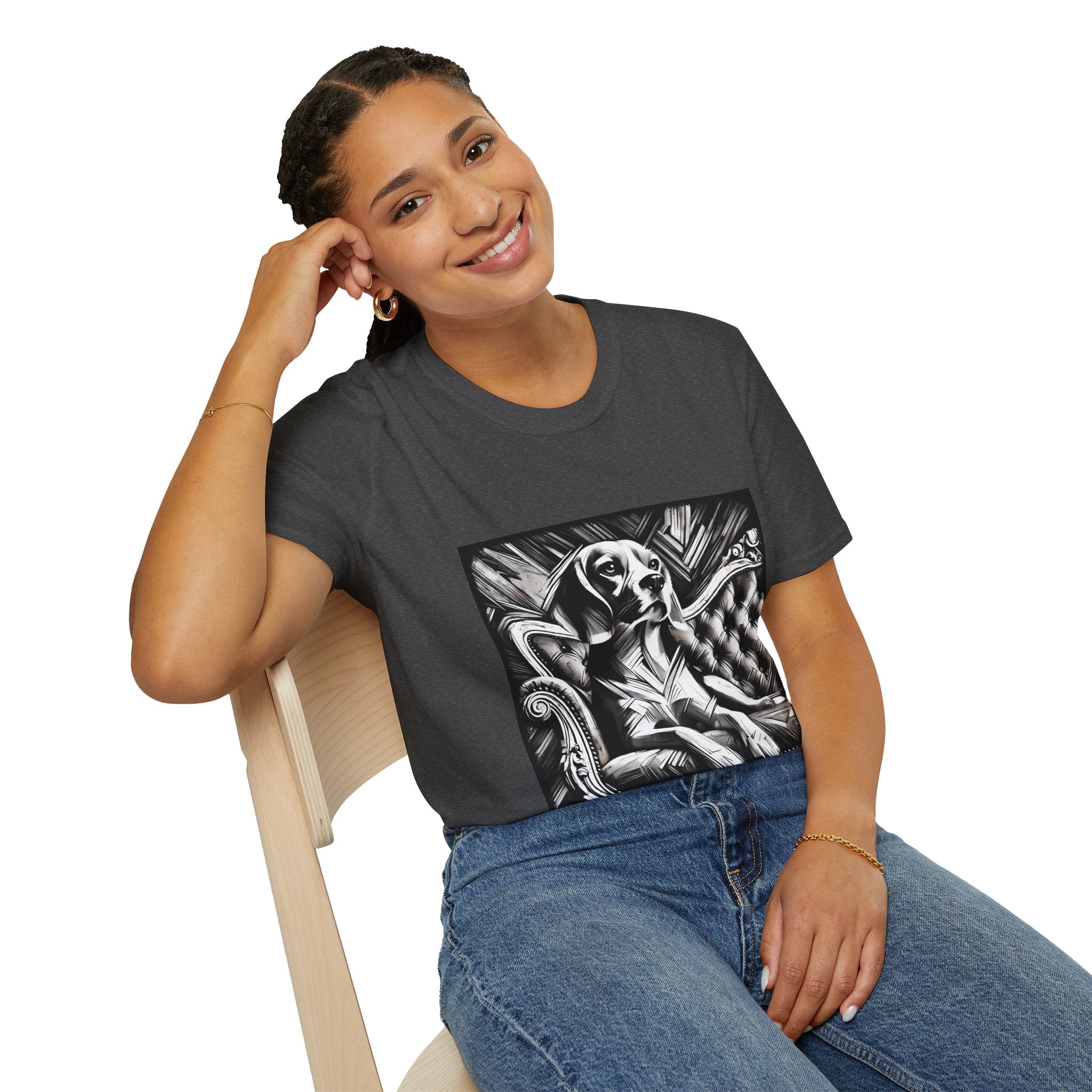 Beagle B&W Bold | Unisex Dog T-Shirt