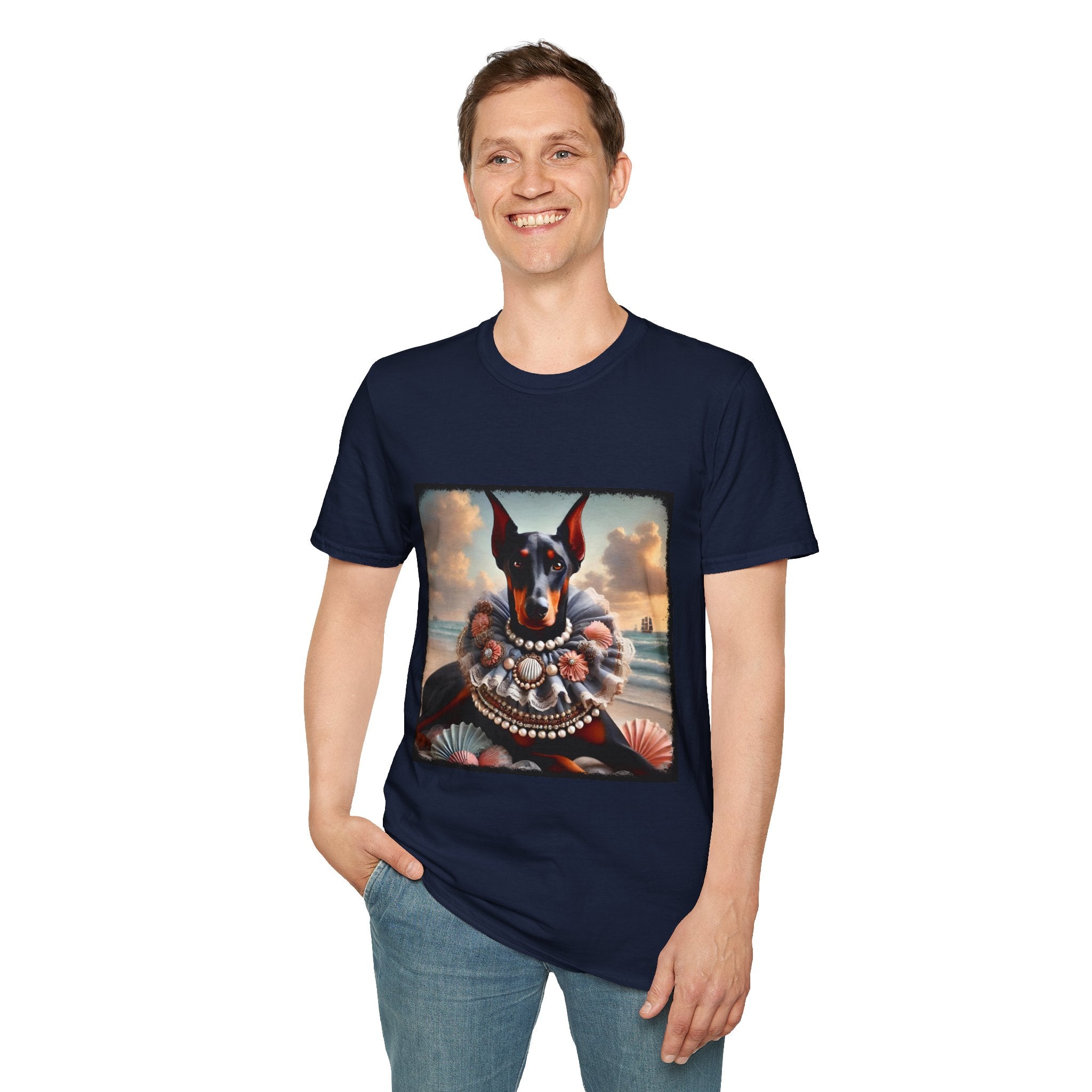 Doberman Pinscher Beach Dream | Unisex Dog T-Shirt