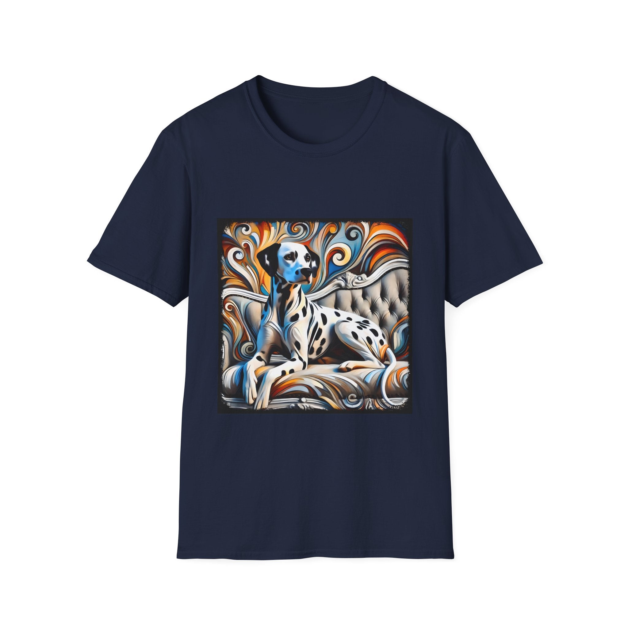 Dalmatian vivid Swirl | Unisex Dog T-Shirt