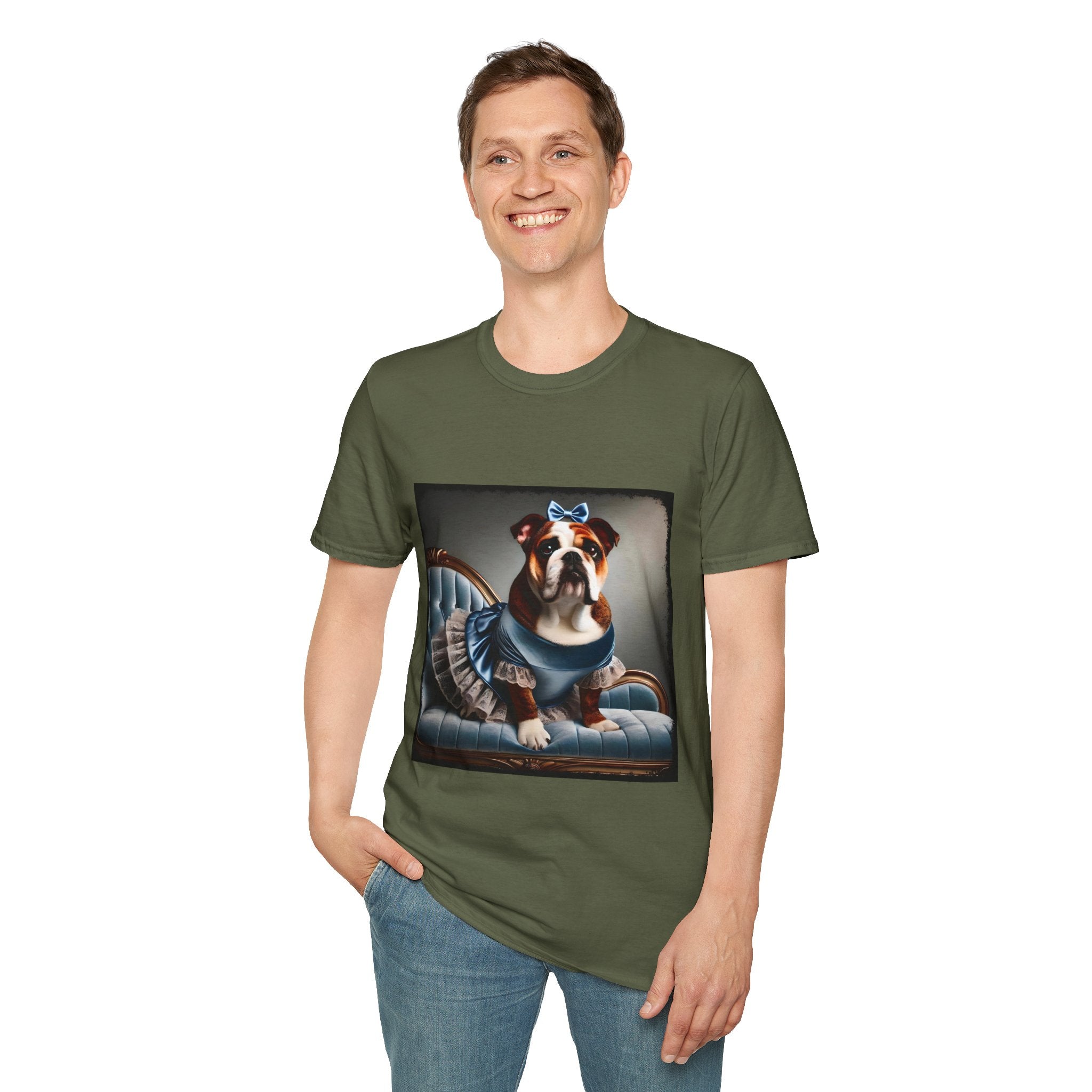 Bulldog Velvet Vixen | Unisex Dog T-Shirt