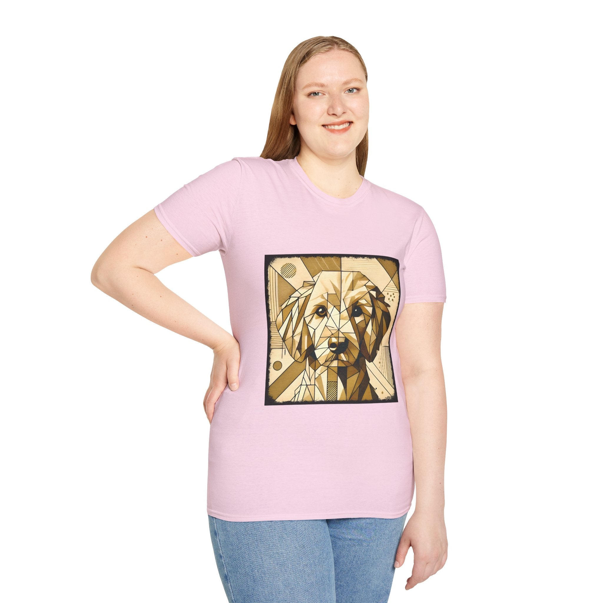 Golden Retriever Golden Geometric | Unisex Dog T-Shirt