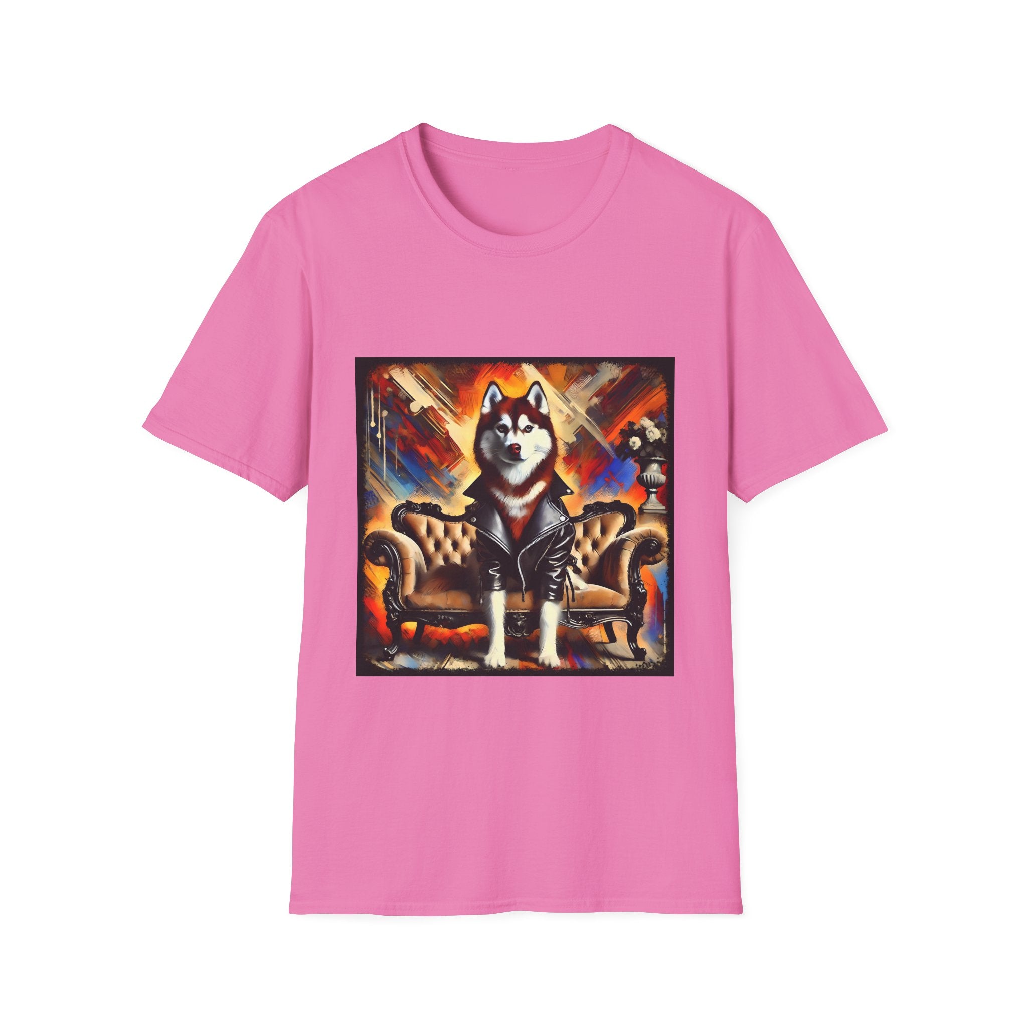 Siberian Husky Vivid Classic | Unisex Dog T-Shirt