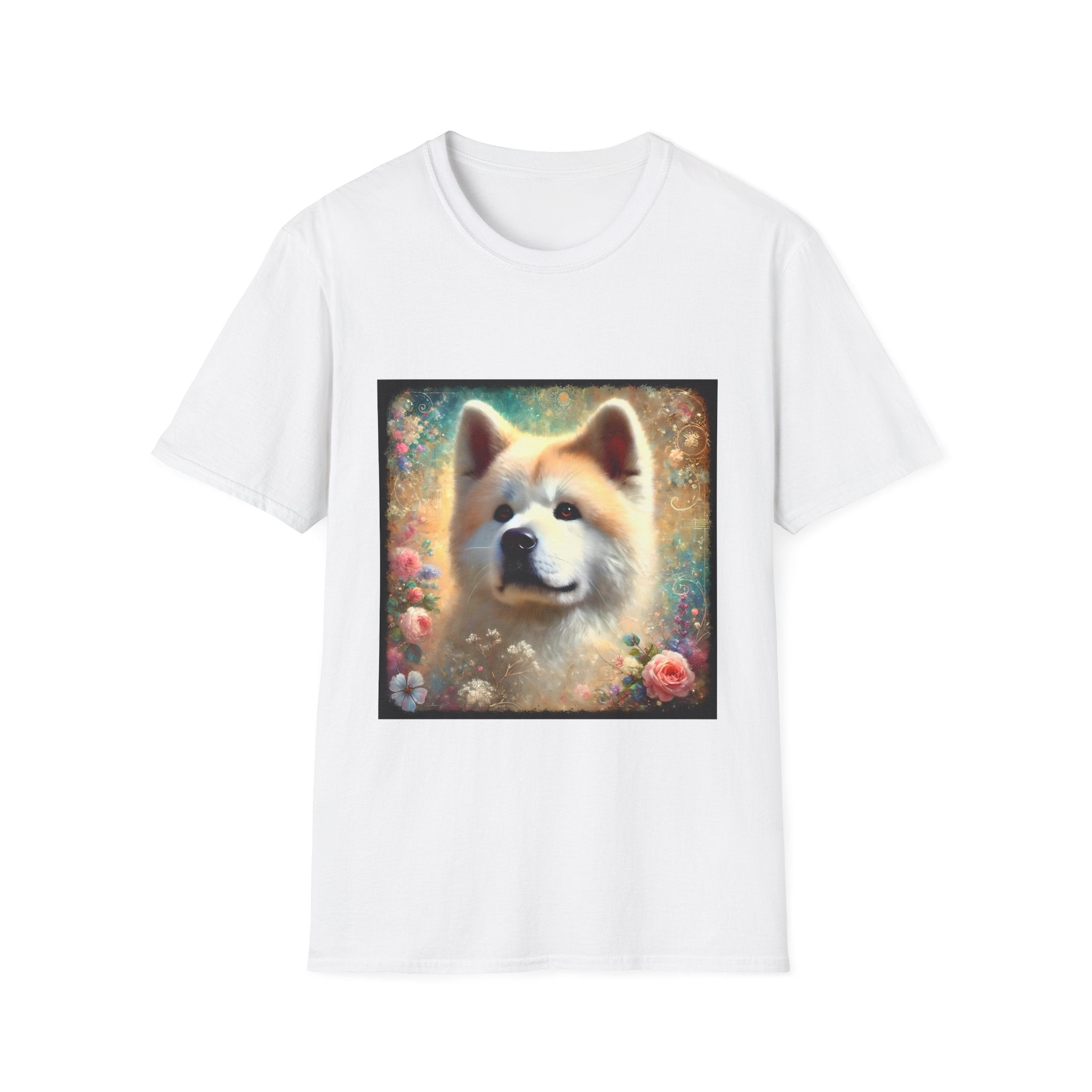 Akita Cosmic Garden | Unisex Dog T-Shirt