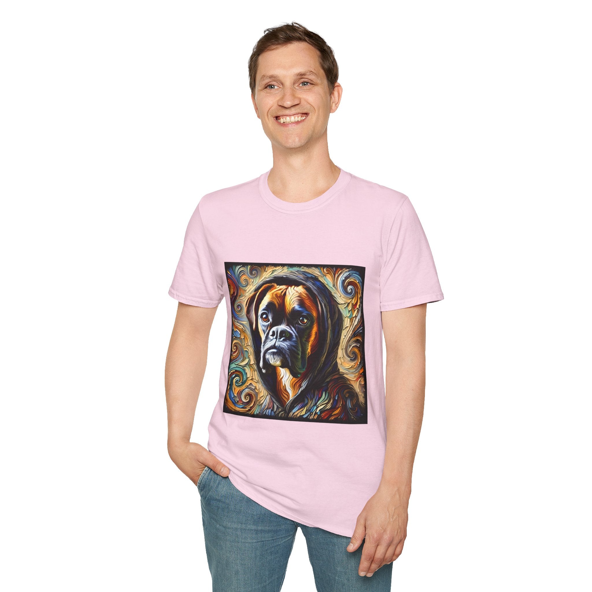Boxer Urban Swirl | Unisex Dog T-Shirt