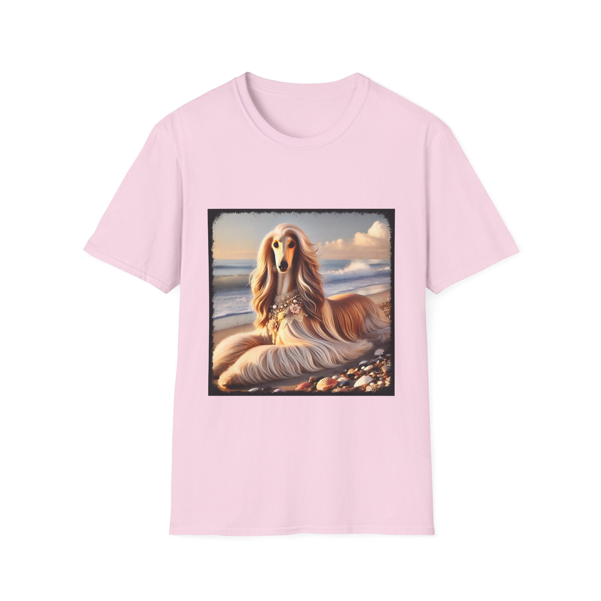 Afghan Hound Seashell Sweetie | Unisex Dog T-Shirt