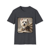 Westie pet‑portrait t‑shirt unisex