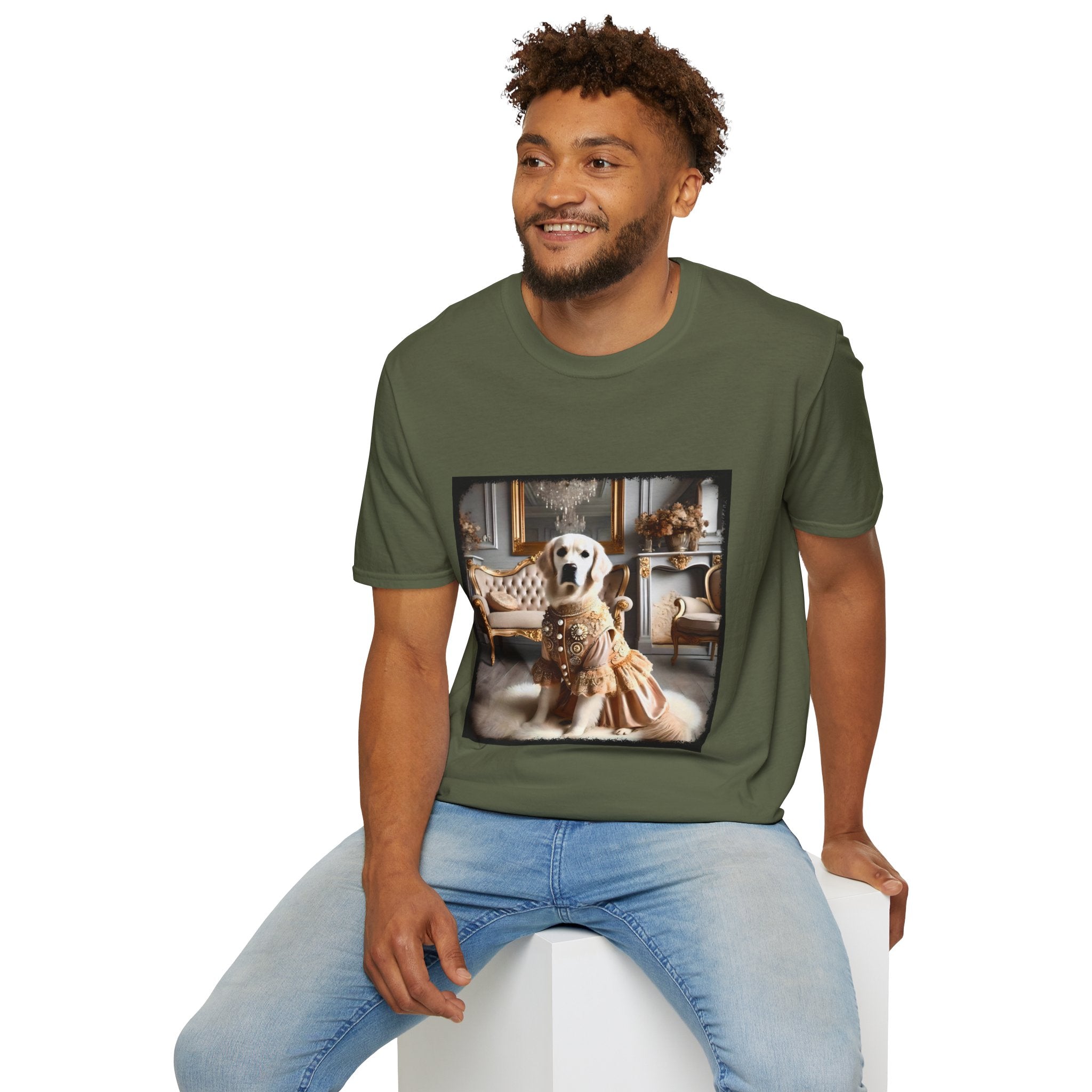 Golden Retriever Priveleged Pup | Unisex Dog T-Shirt