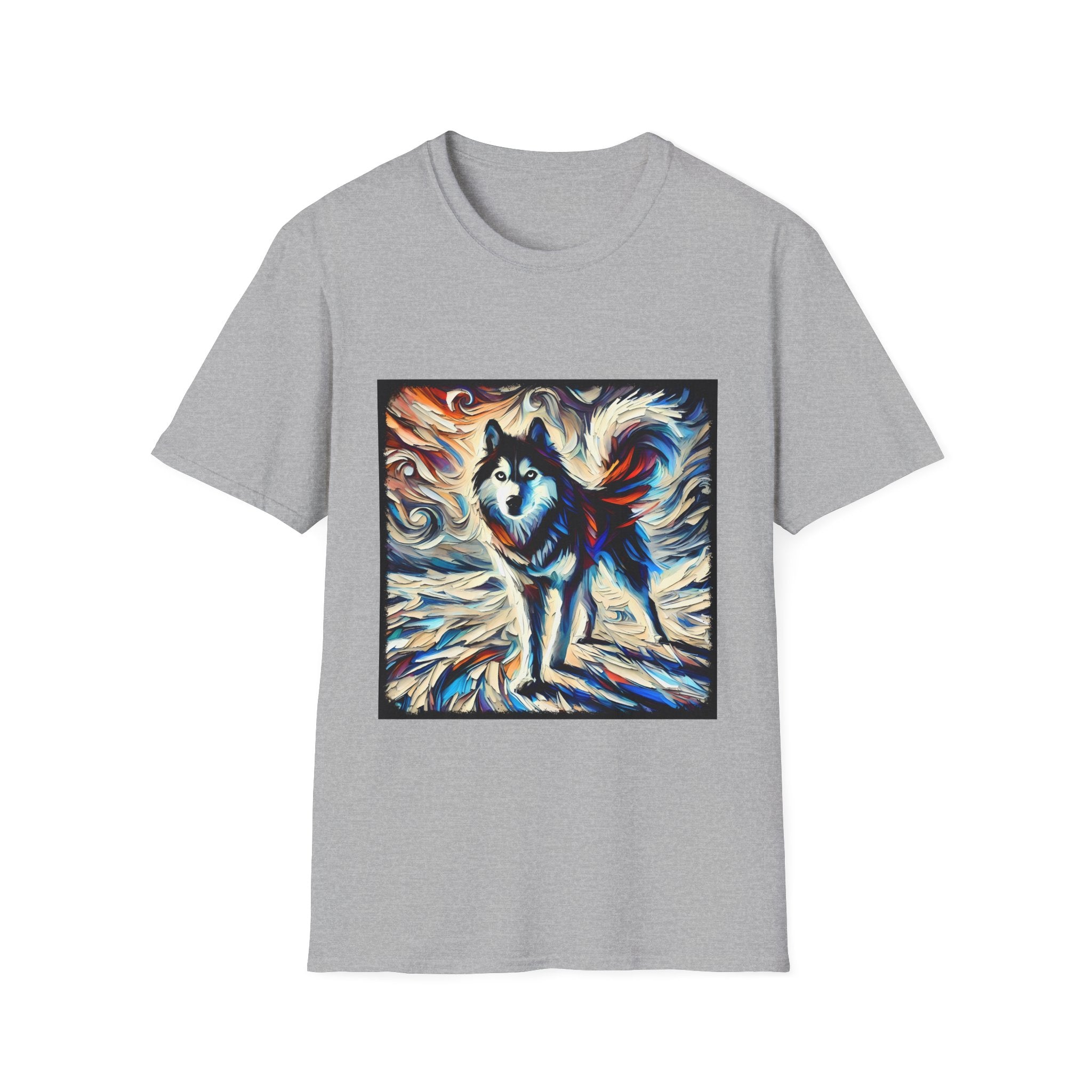 Siberian Husky Vivid Dream Swirl | Unisex Dog T-Shirt