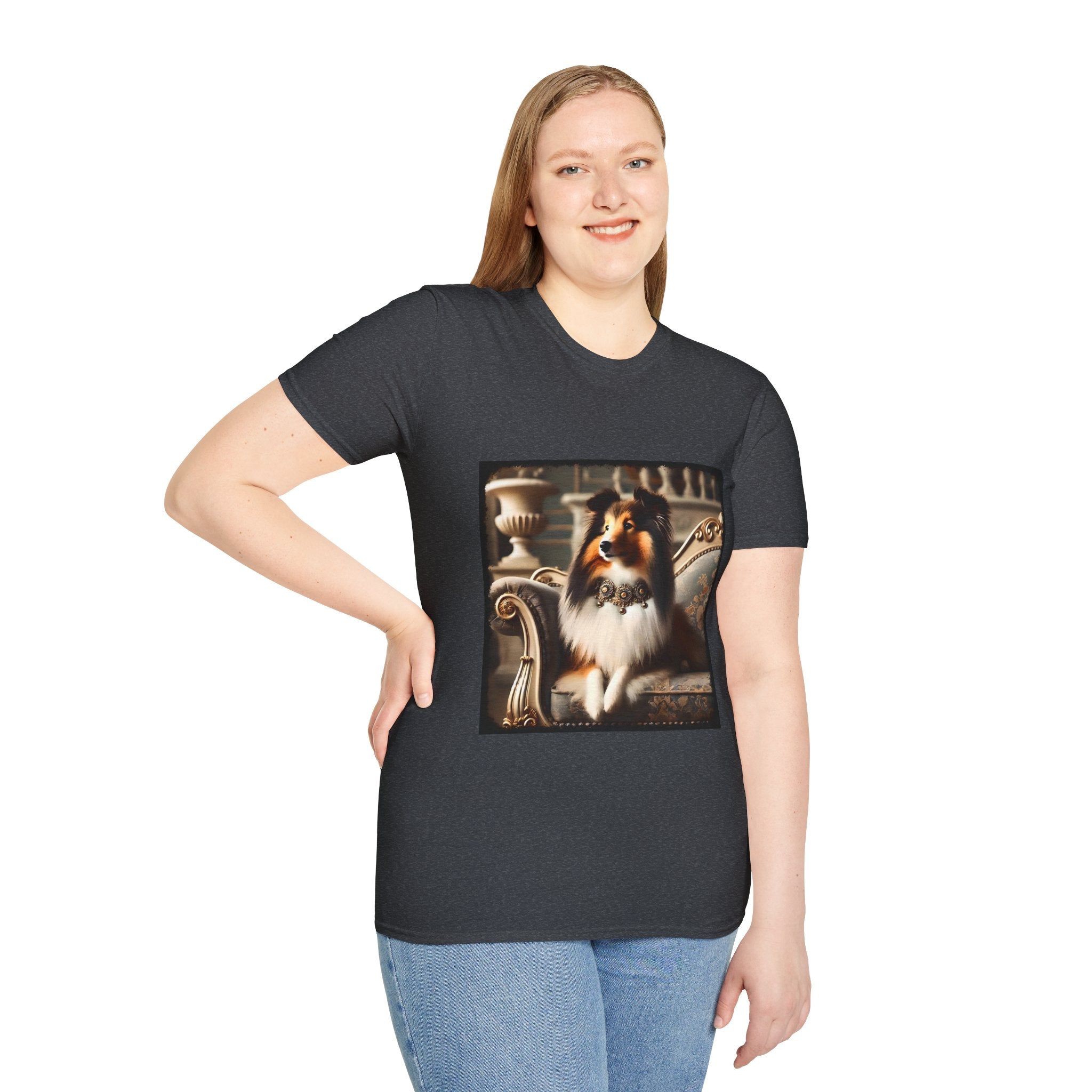 Shetland Sheepdog Luxurious Lady | Unisex Dog T-Shirt