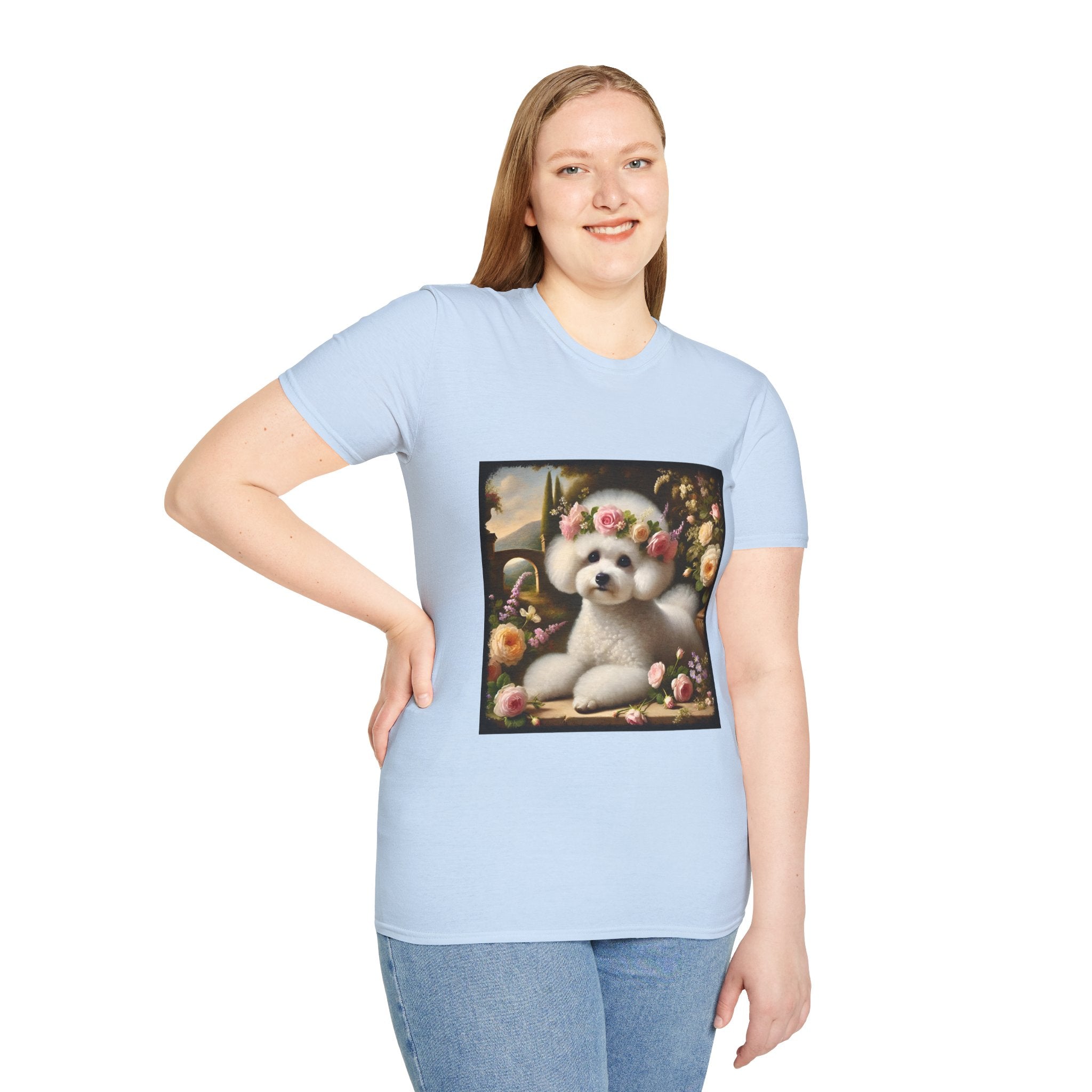 Bichon Frise Botanical Beauty | Unisex Dog T-Shirt