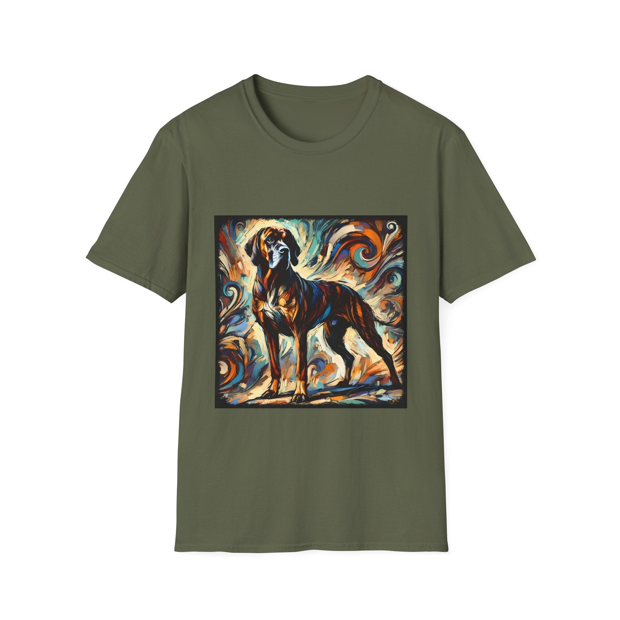 Coonhound Warm Swirl | Unisex Dog T-Shirt