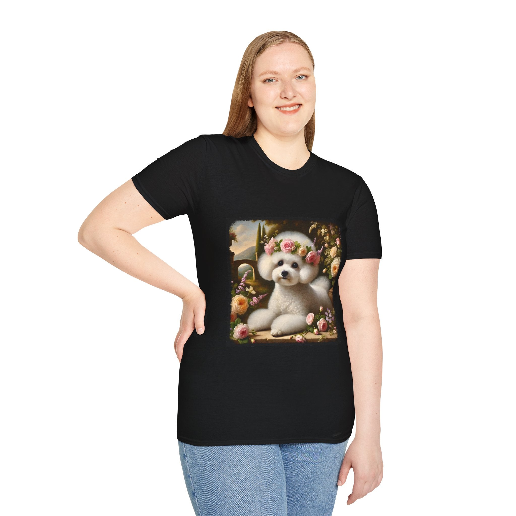 Bichon Frise Botanical Beauty | Unisex Dog T-Shirt