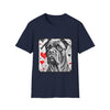 Cane Corso Bold Heart Sketch | Unisex Dog T-Shirt