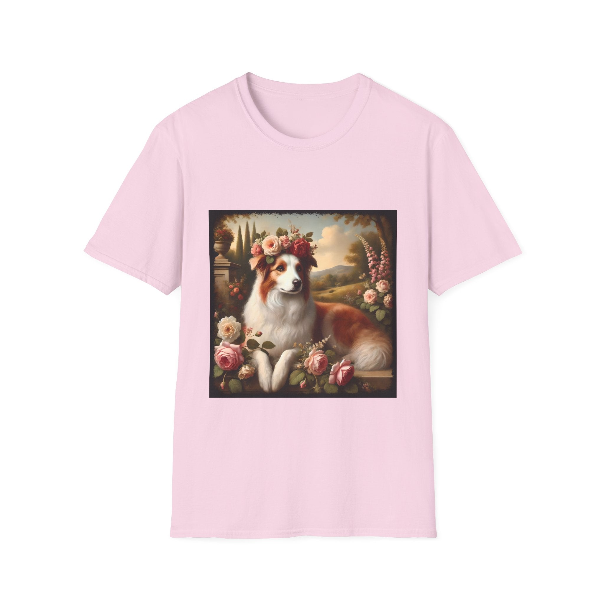 Border Collie Botanical Beauty | Unisex Dog T-Shirt