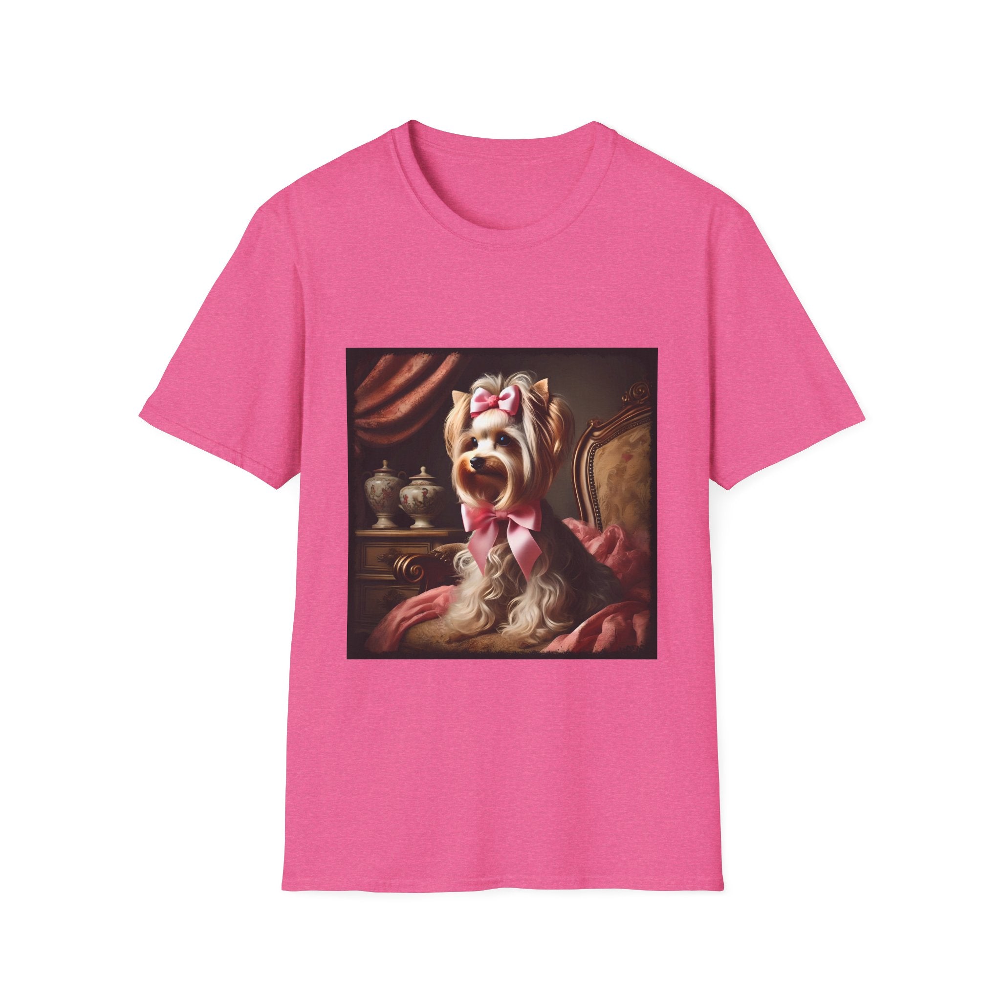 Yorkshire Terrier Pink Bow Princess | Unisex Dog T-Shirt