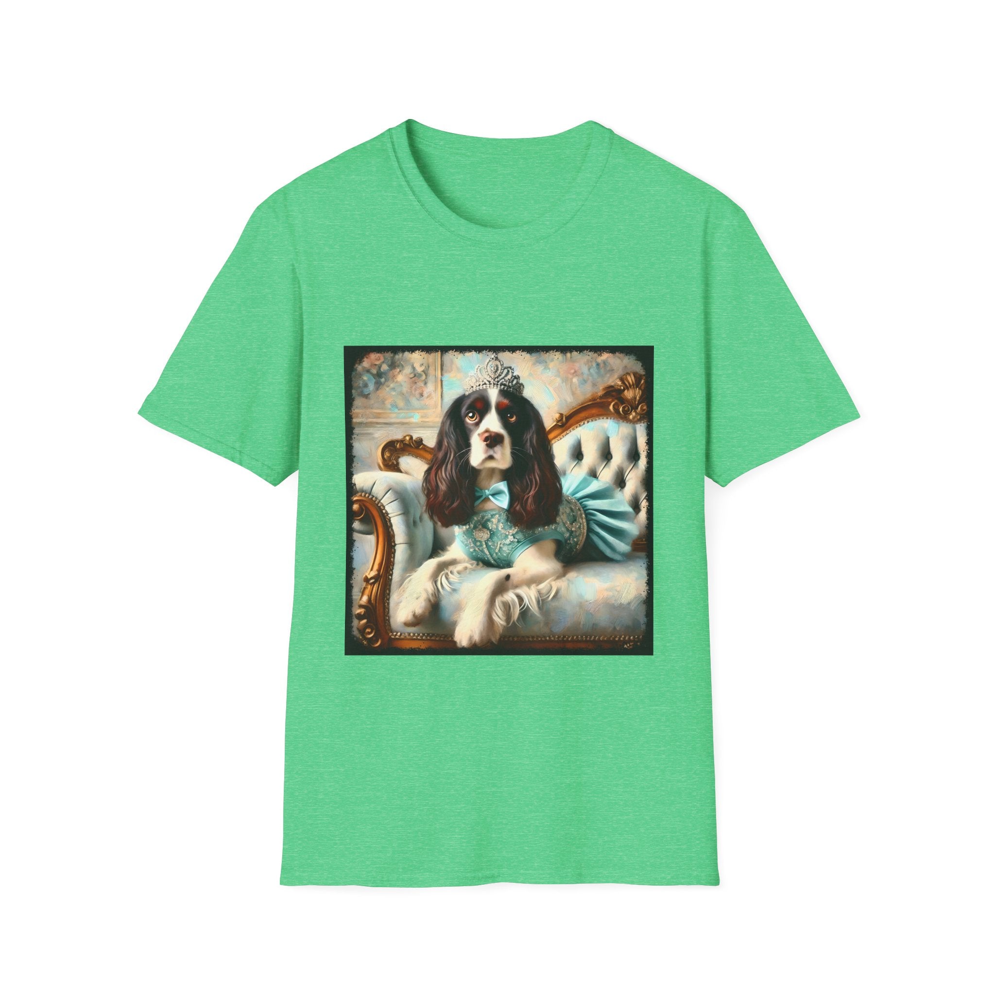 English Springer Spaniel Teal Princess Classic | Unisex Dog T-Shirt