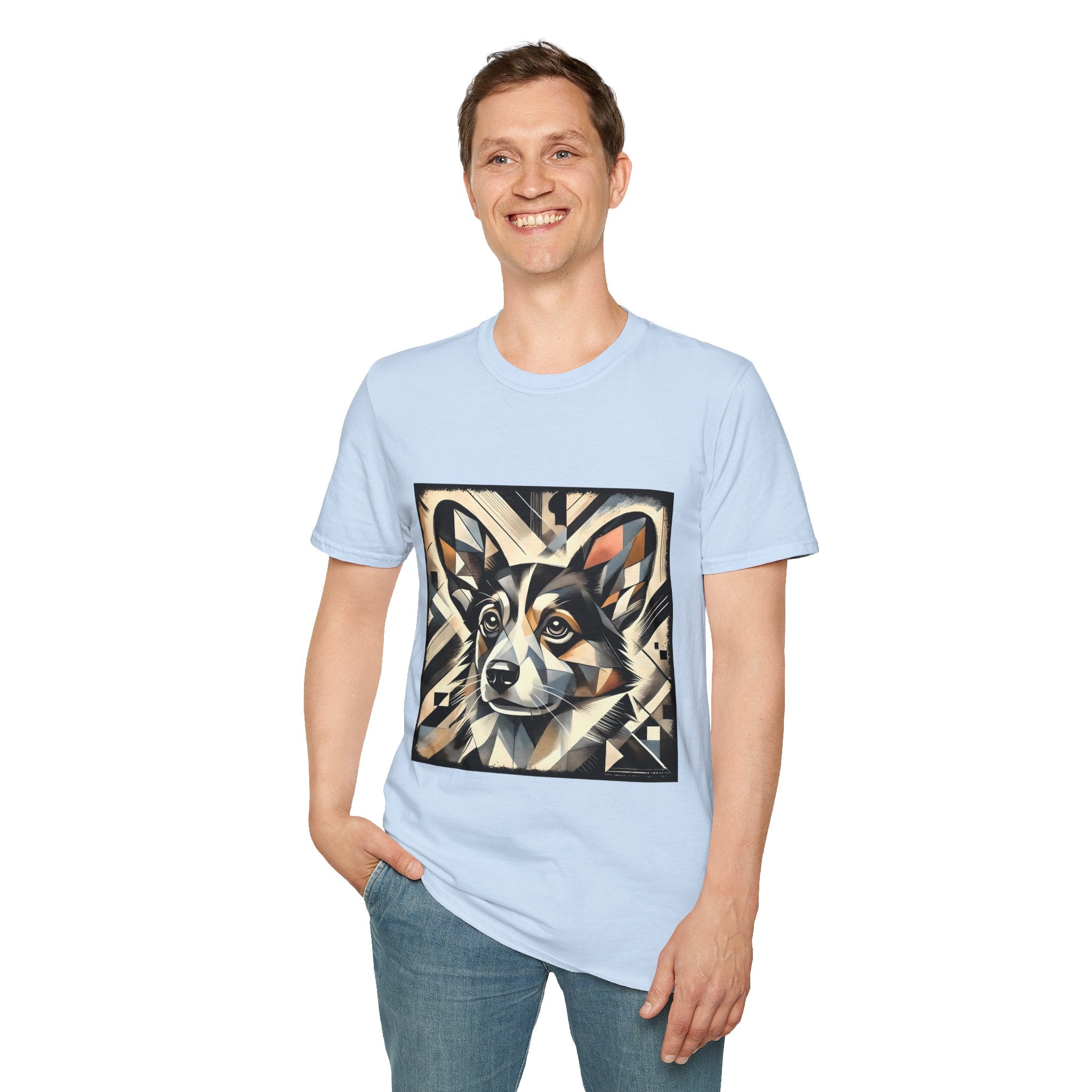 Pembroke Welsh Corgi Geometric | Unisex Dog T-Shirt