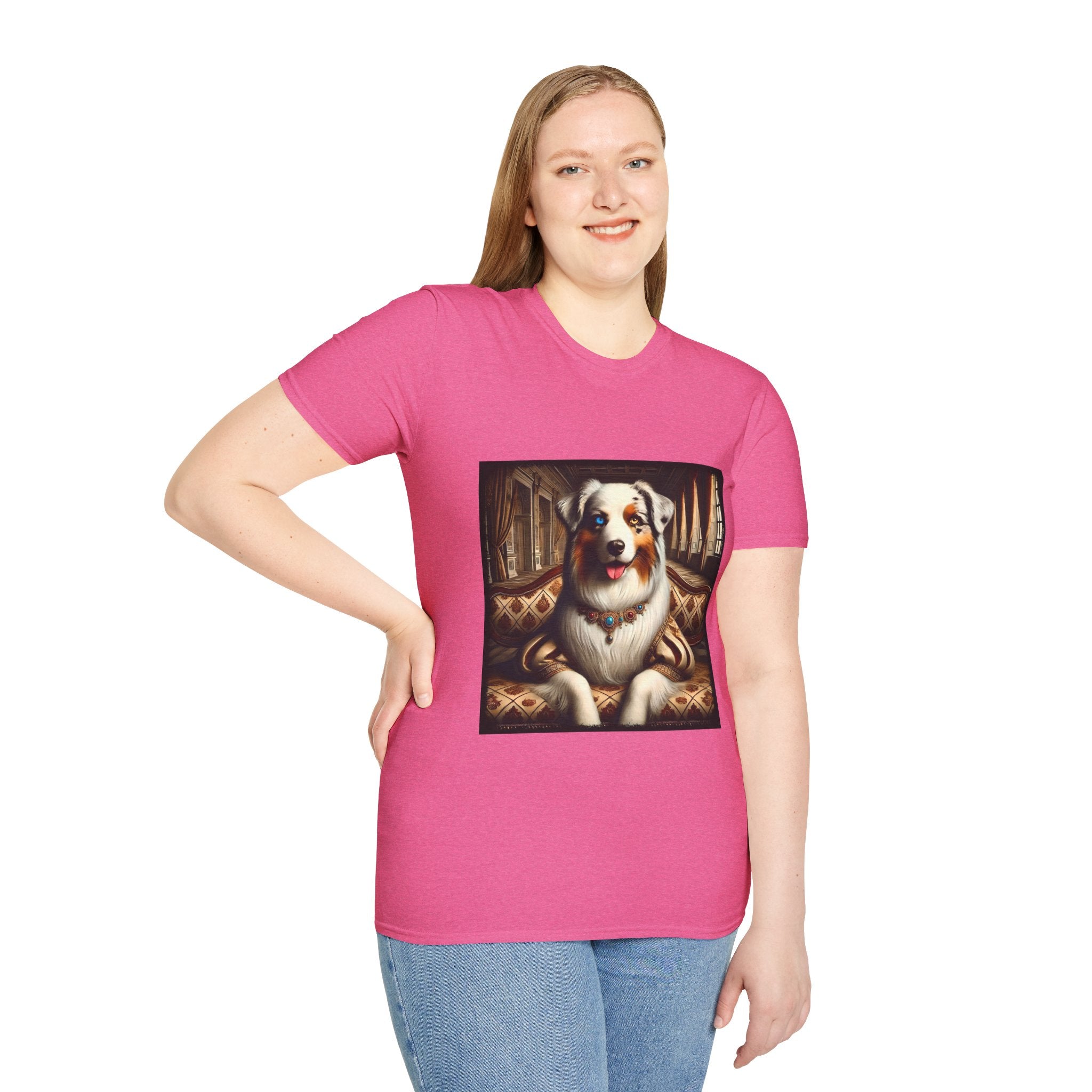 Australian Shepherd Poised Princess | Unisex Dog T-Shirt