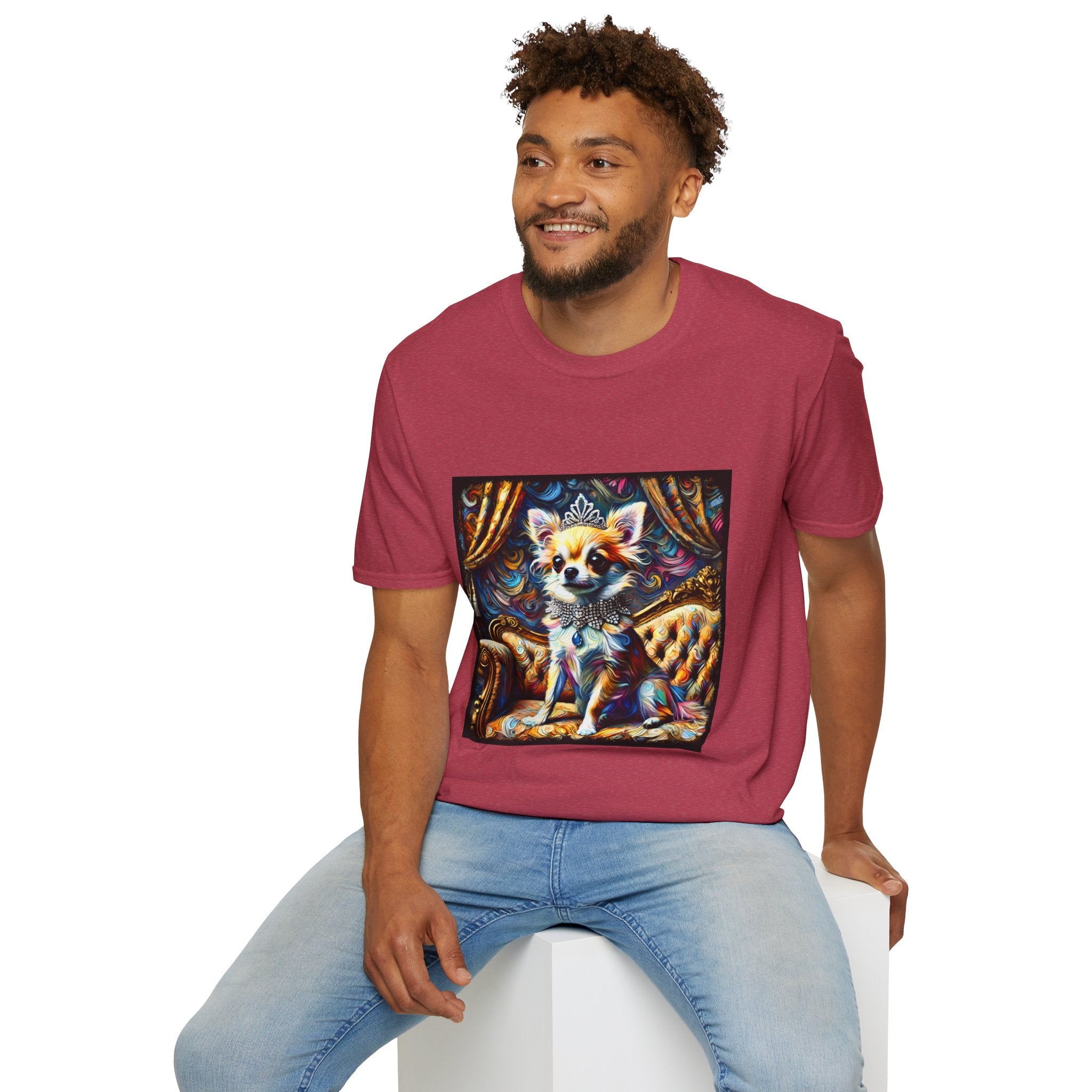 Chihuahua Diamond Diva Swirl | Unisex Dog T-Shirt