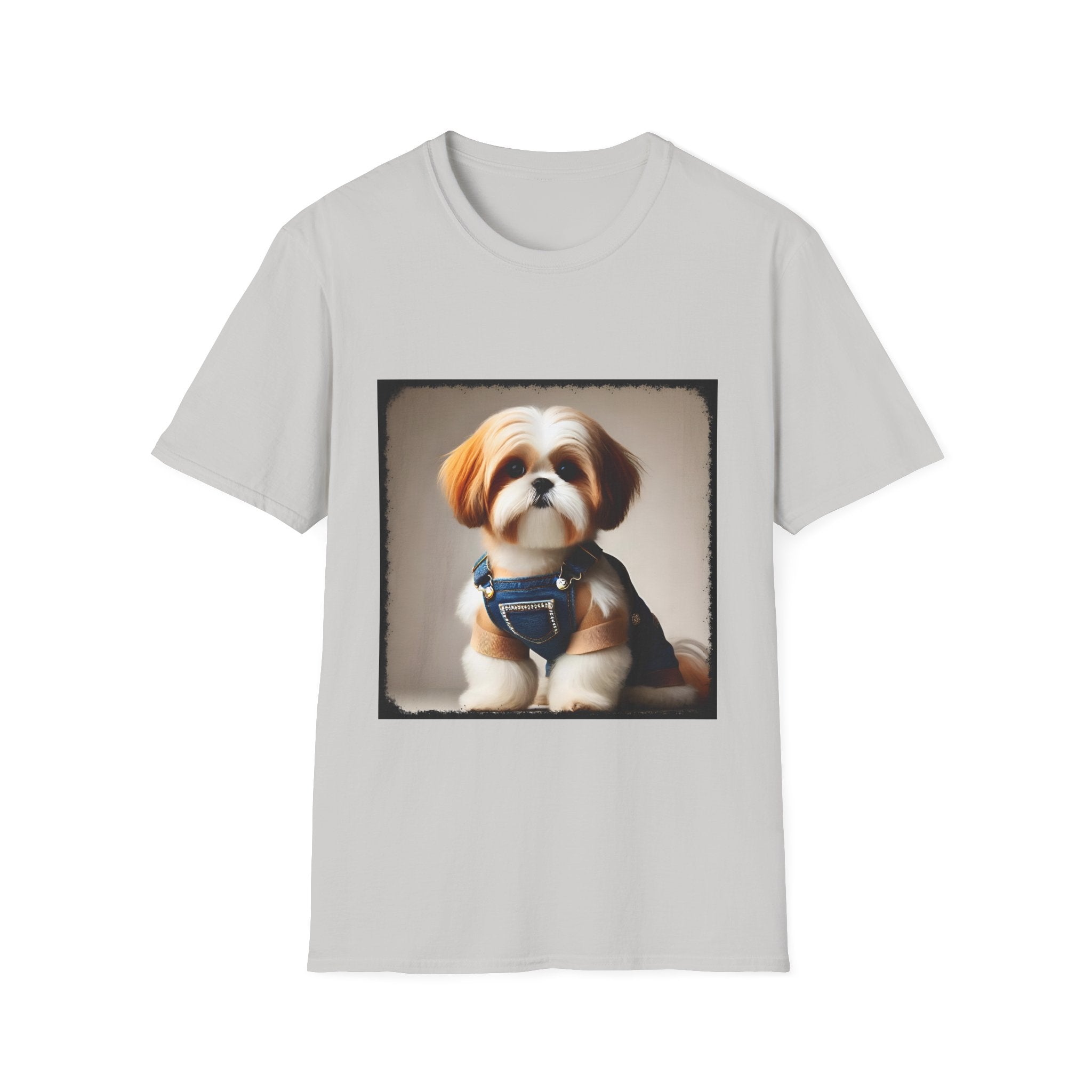 Shih Tzu Denim Mood | Unisex Dog T-Shirt