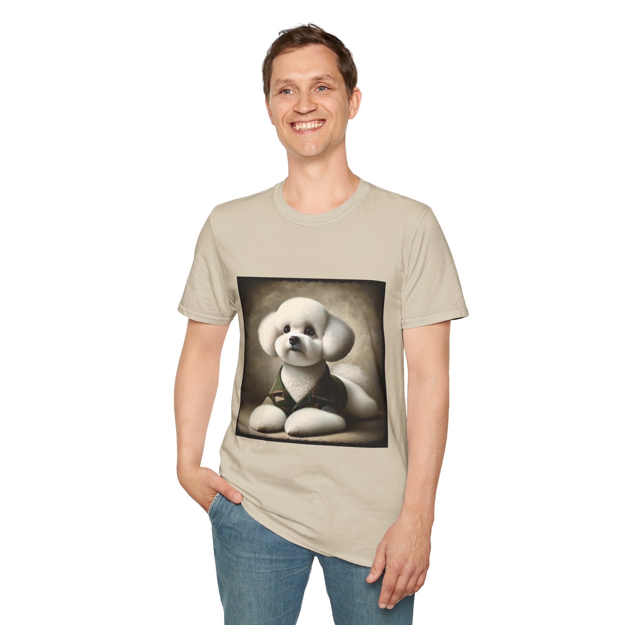 Bichon Frise Camo Cutie | Unisex Dog T-Shirt