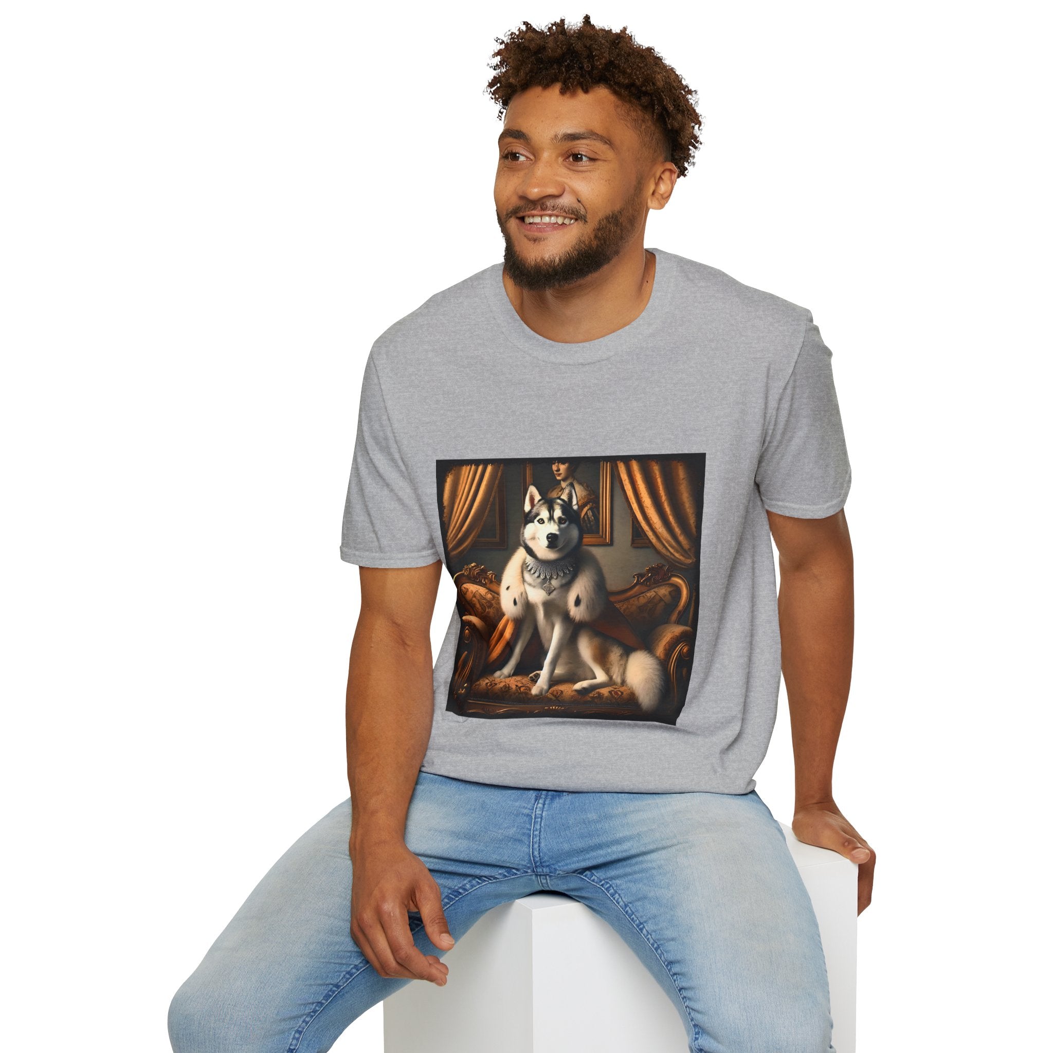 Siberian Husky Diamond Princess | Unisex Dog T-Shirt
