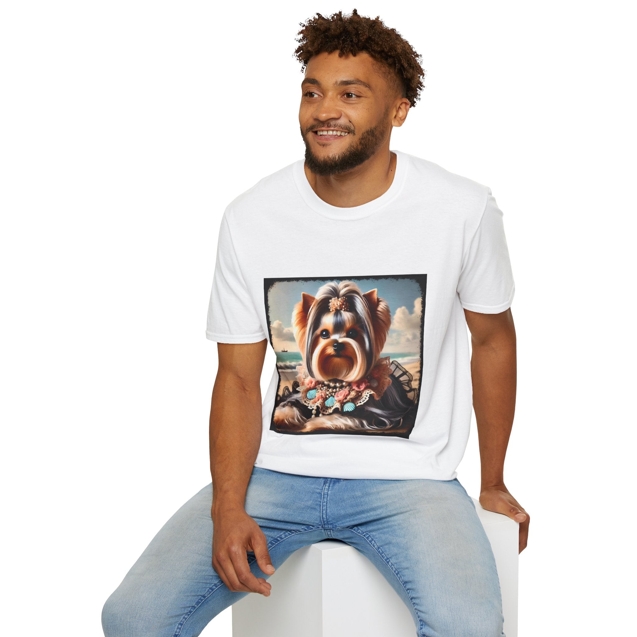 Yorkshire Terrier Beach Beauty | Unisex Dog T-Shirt