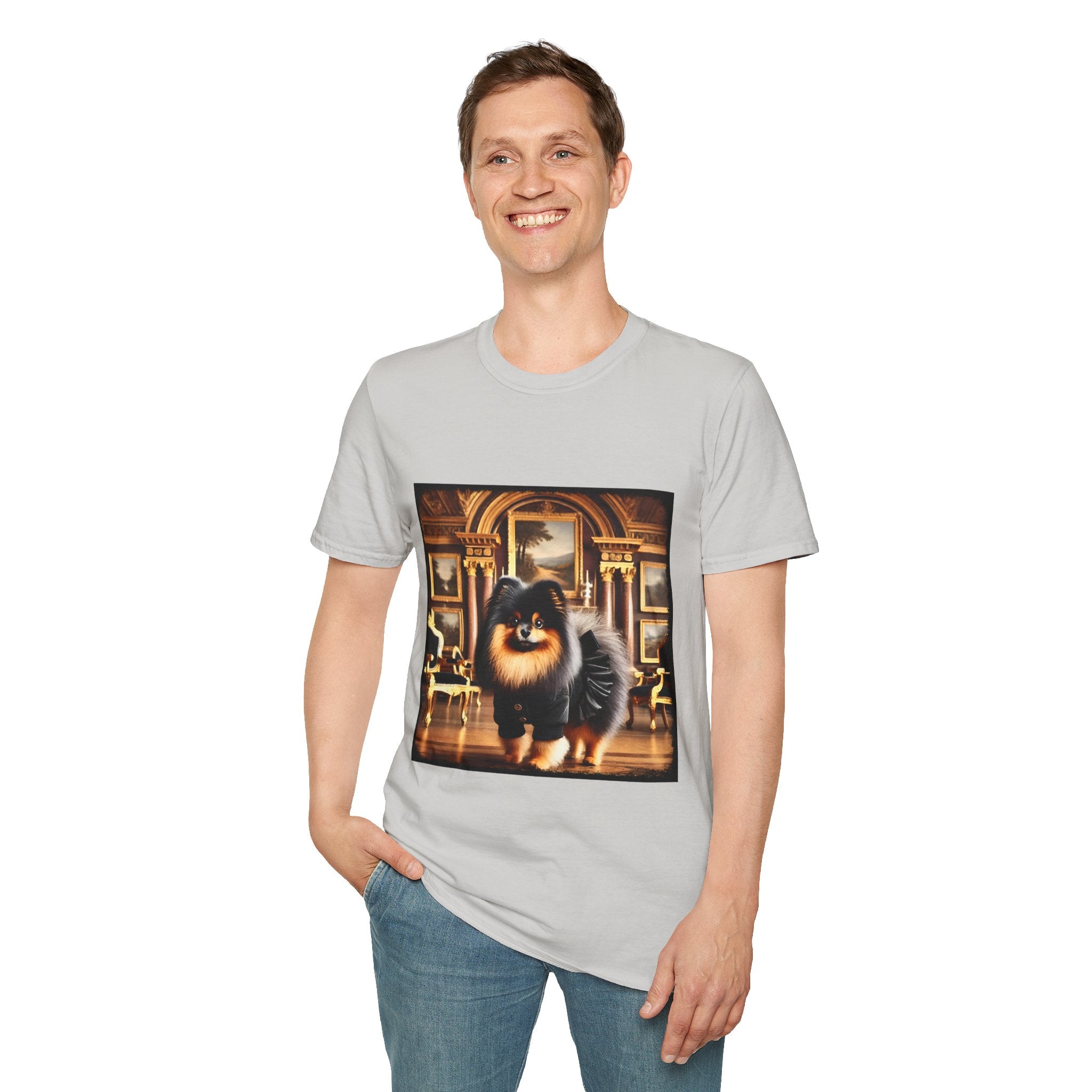Pomeranian Billionaire Bark | Unisex Dog T-Shirt