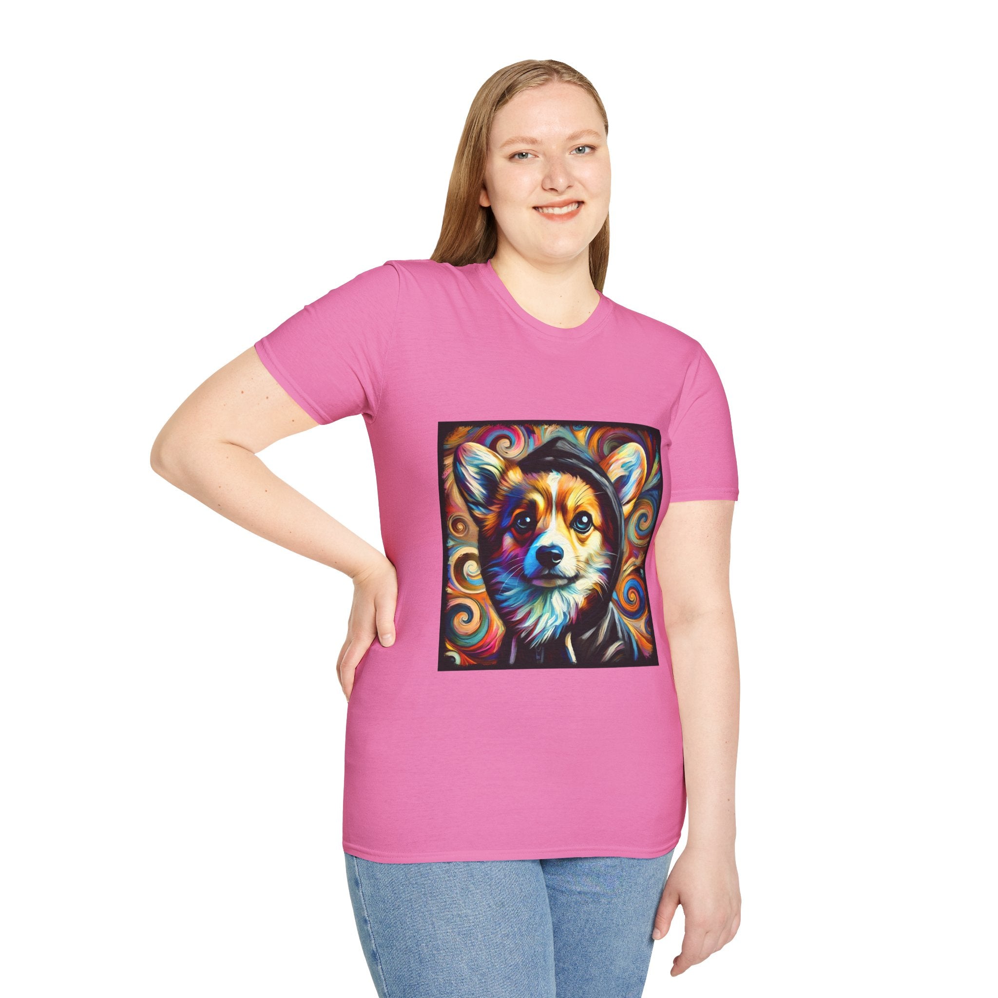 Pembroke Welsh Corgi Relaxed Swirl | Unisex Dog T-Shirt
