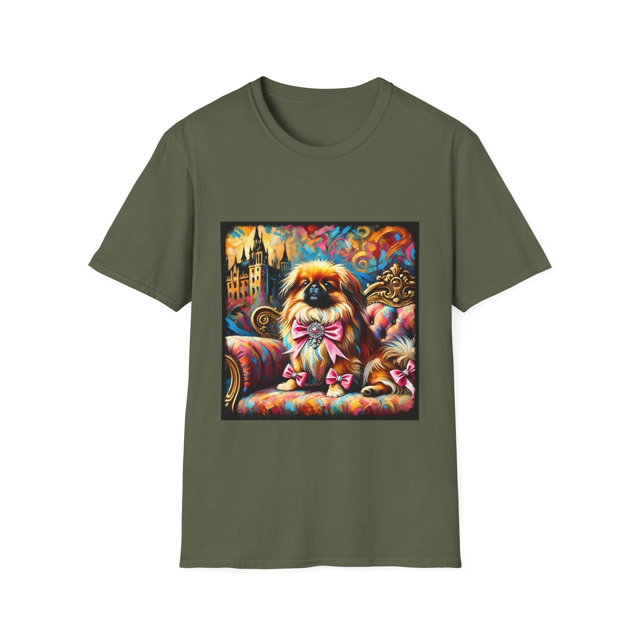 Pekingese Diamond Princess Classic | Unisex Dog T-Shirt
