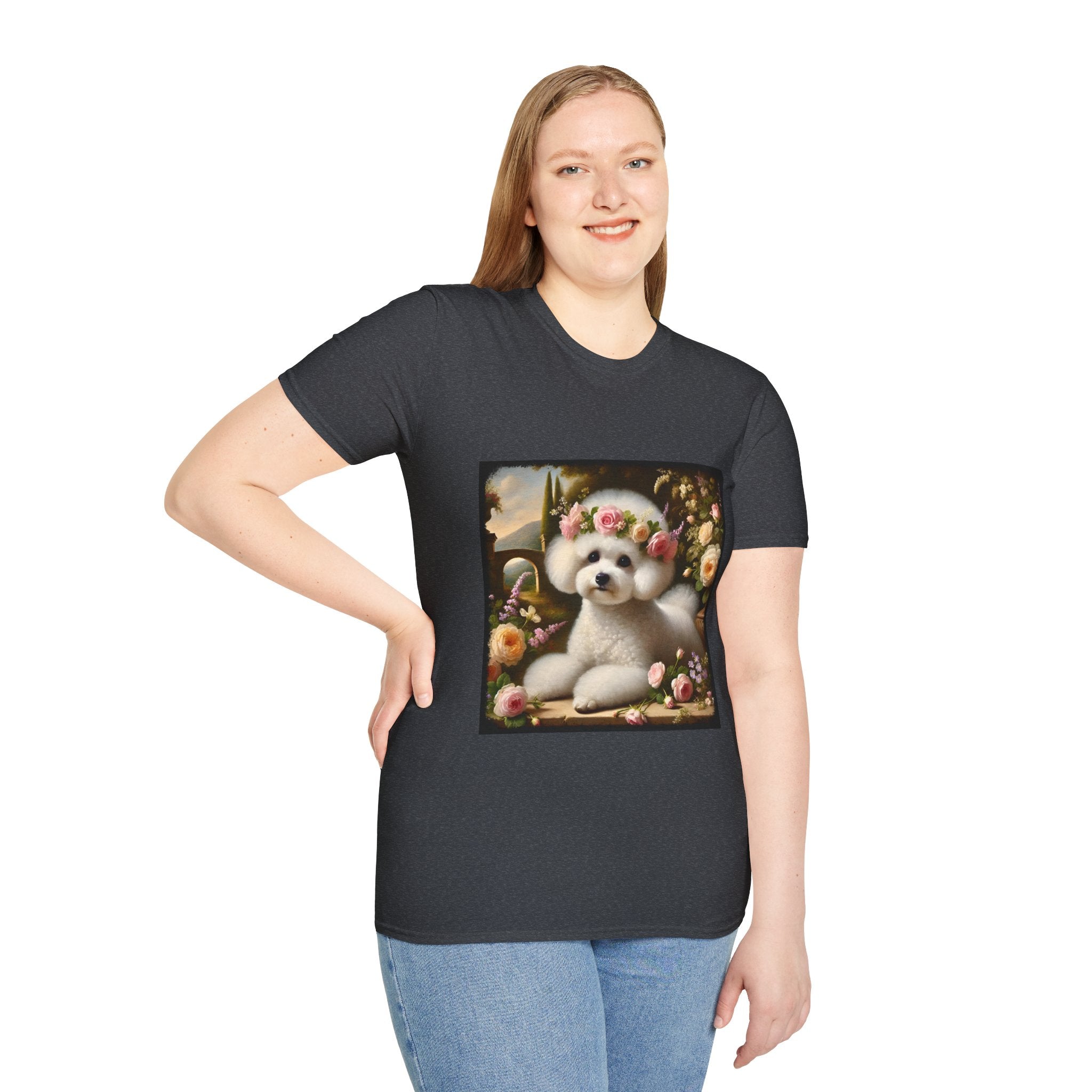 Bichon Frise Botanical Beauty | Unisex Dog T-Shirt